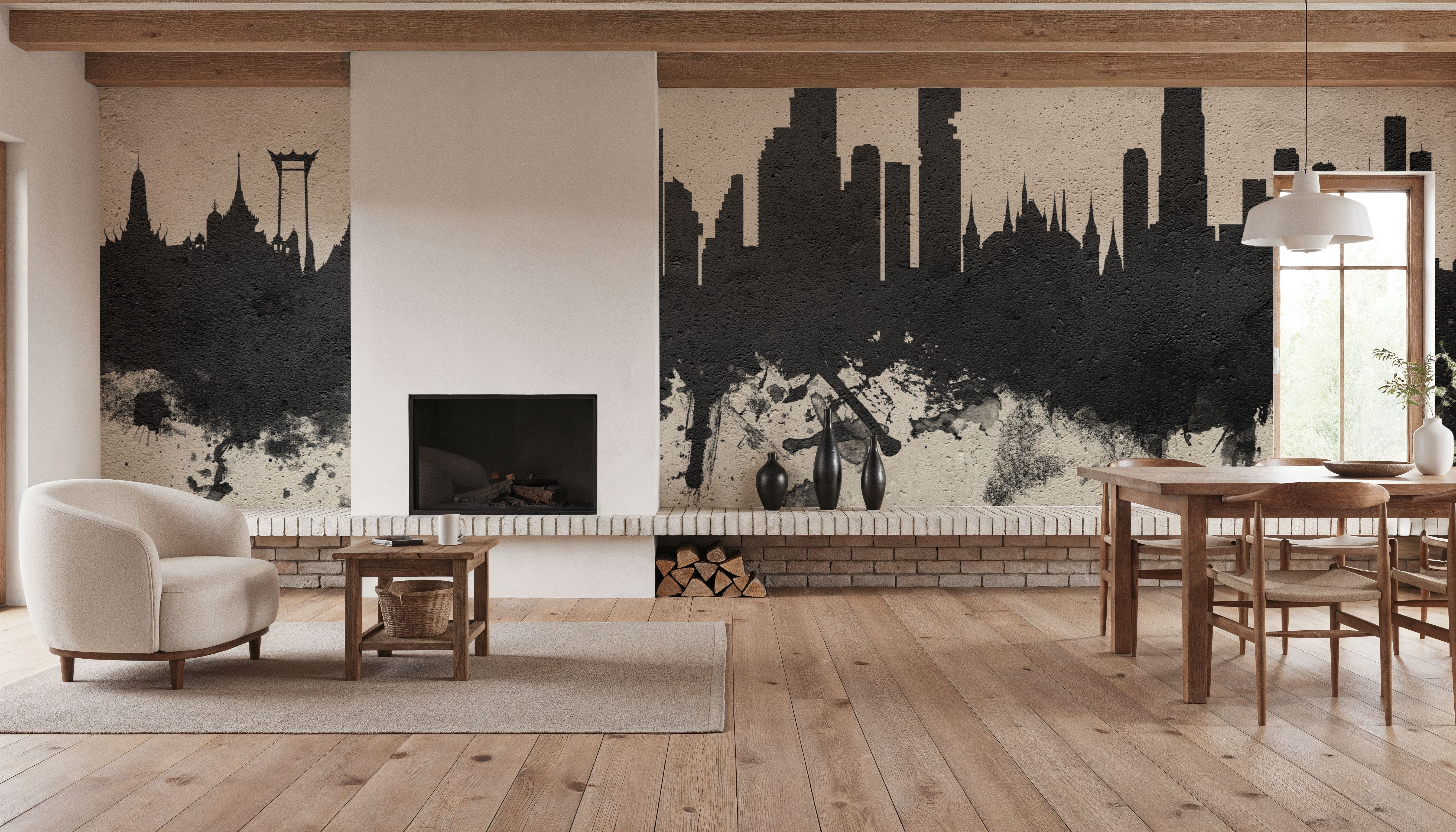 Bangkok Thailand Skyline Concrete