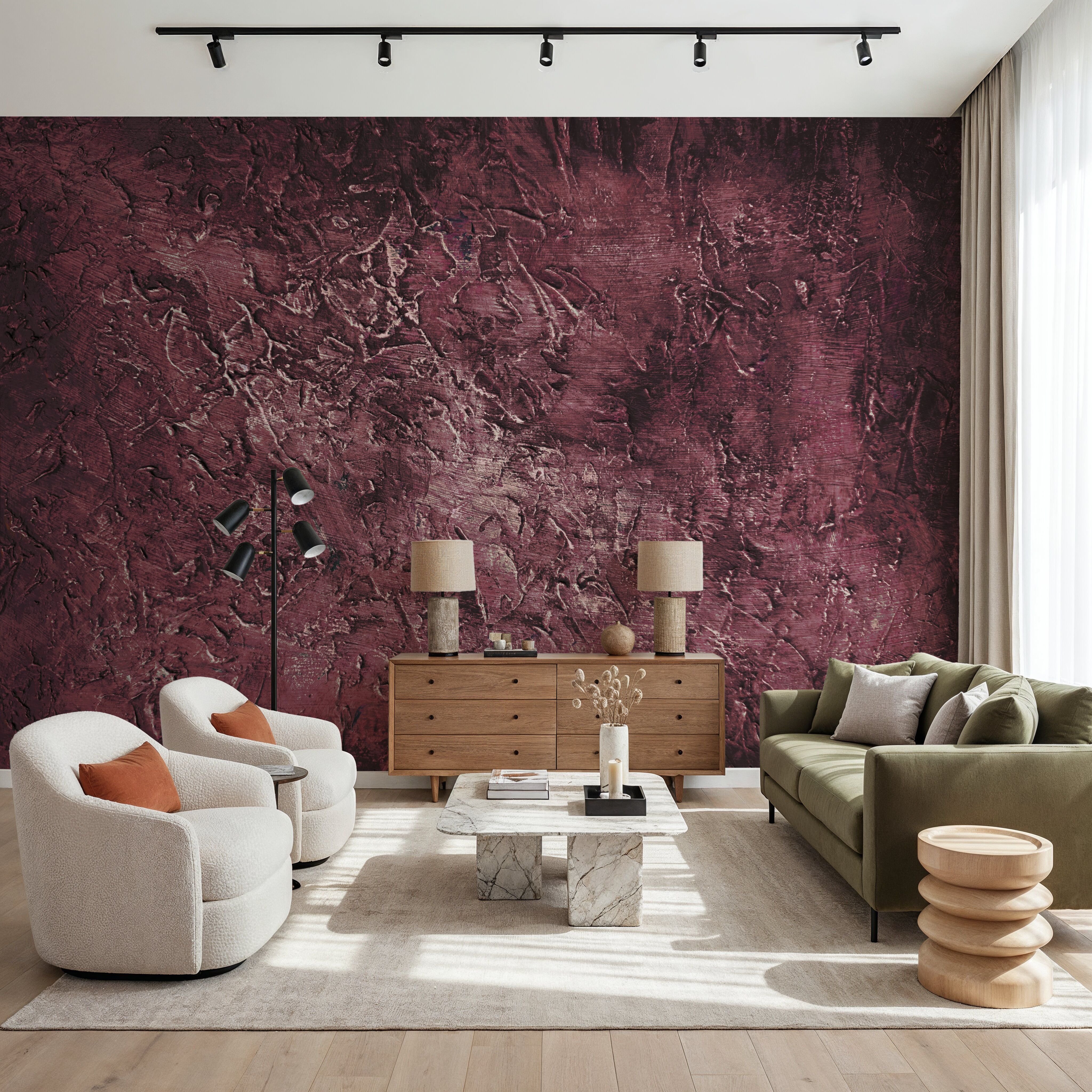 Forest Floor I Plum