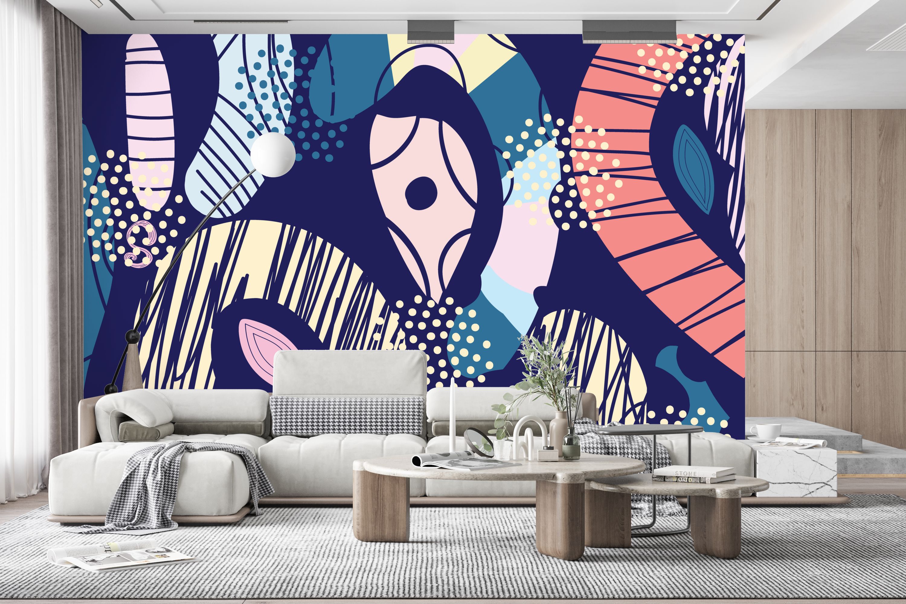 Fruit of Eden premium wallpaper mural | Wallism | A creative revolution ...
