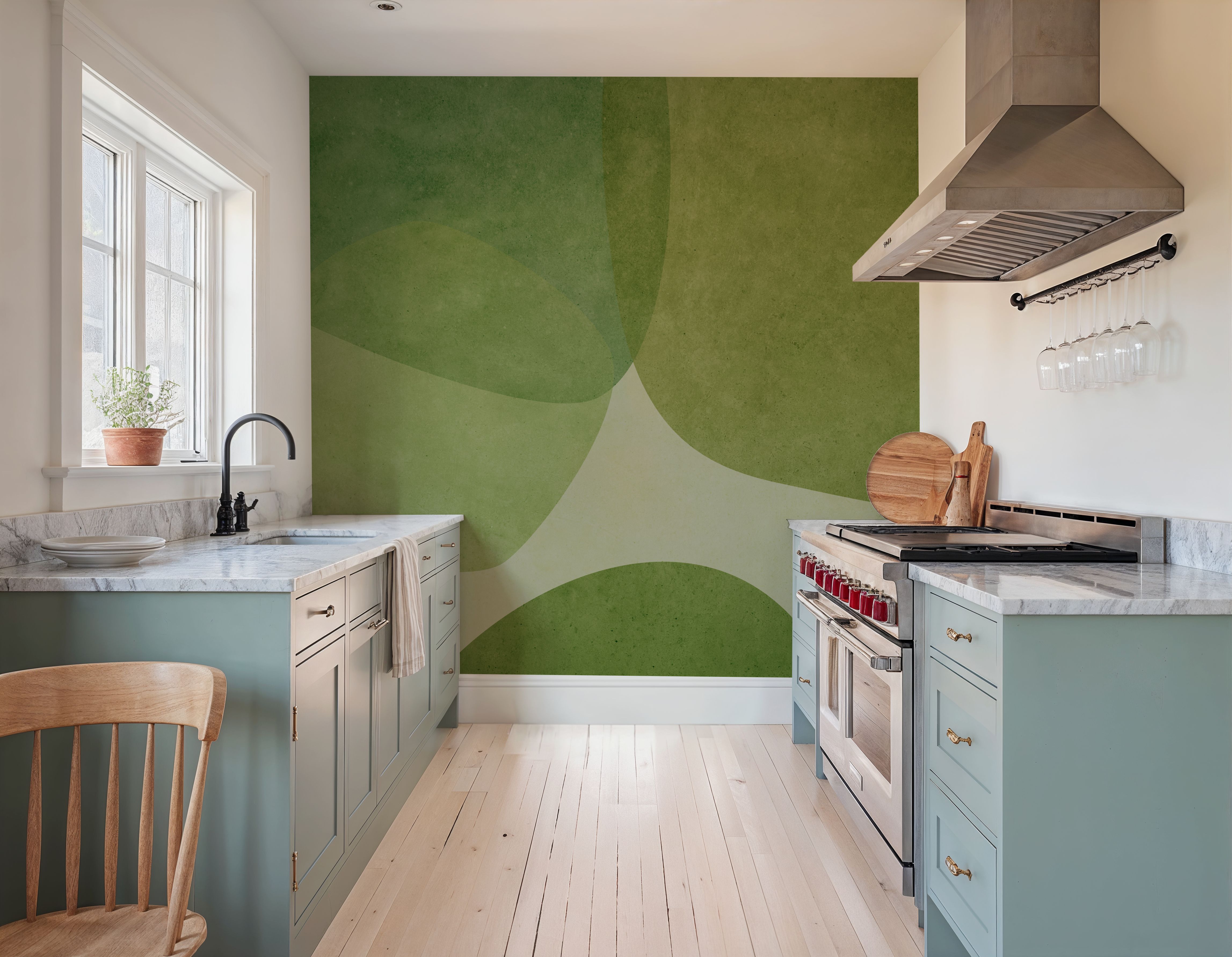 Embracing Shapes, Dill Green