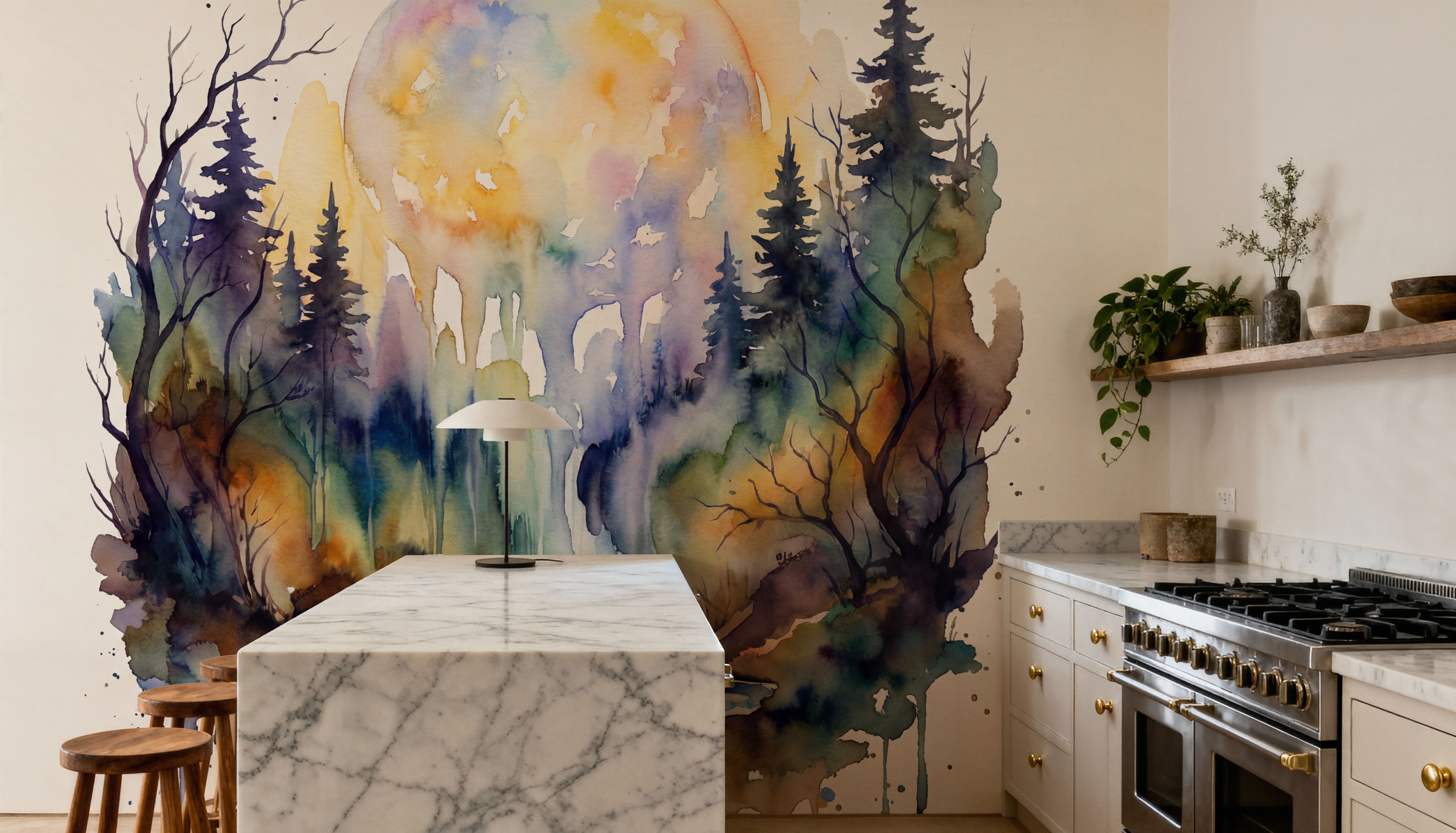 Forest Grove - Watercolor Landscape Series