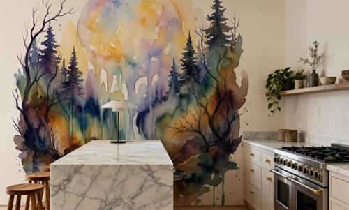 Forest Grove - Watercolor Landscape Series