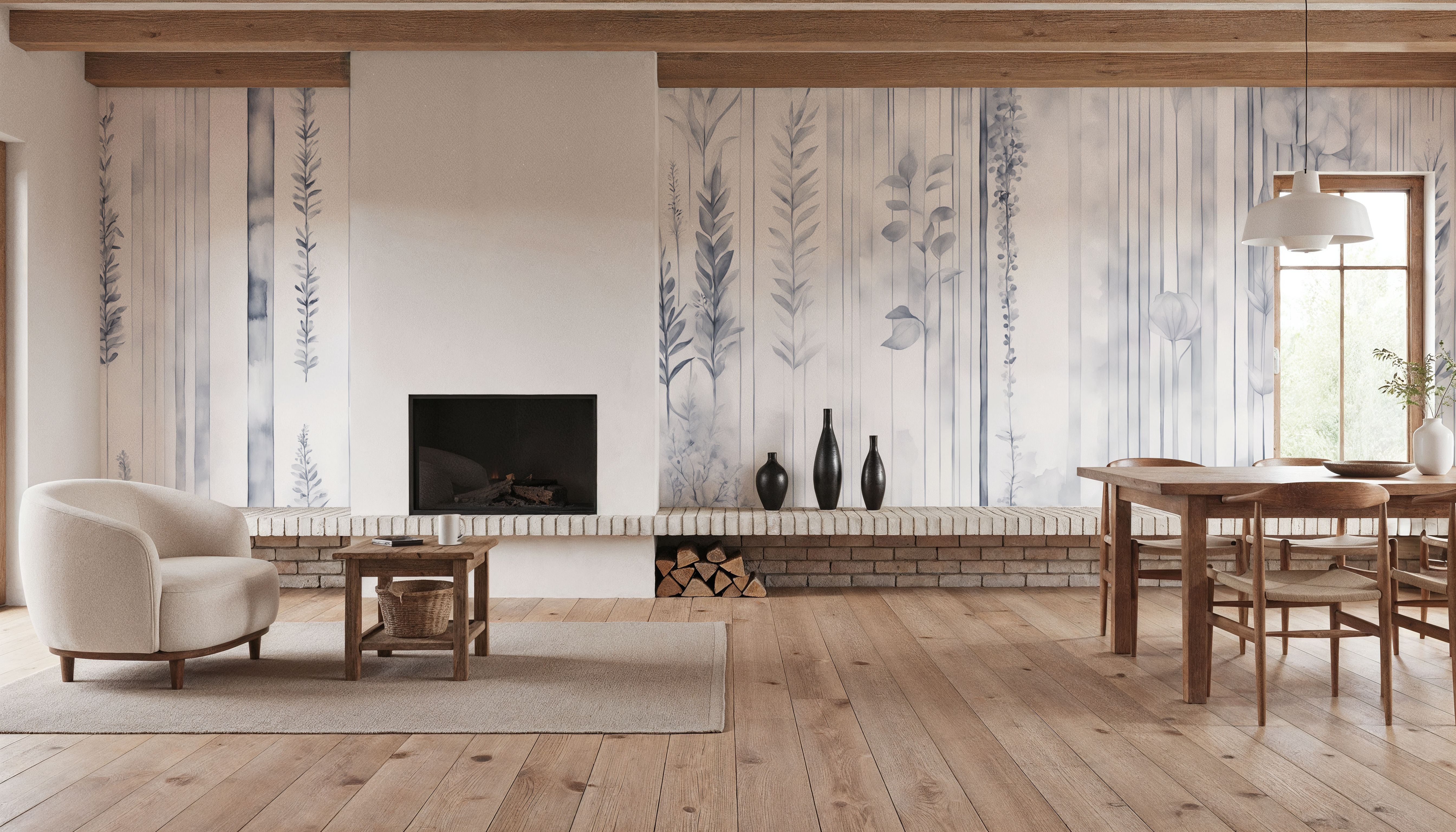 Botanical Wall Blue