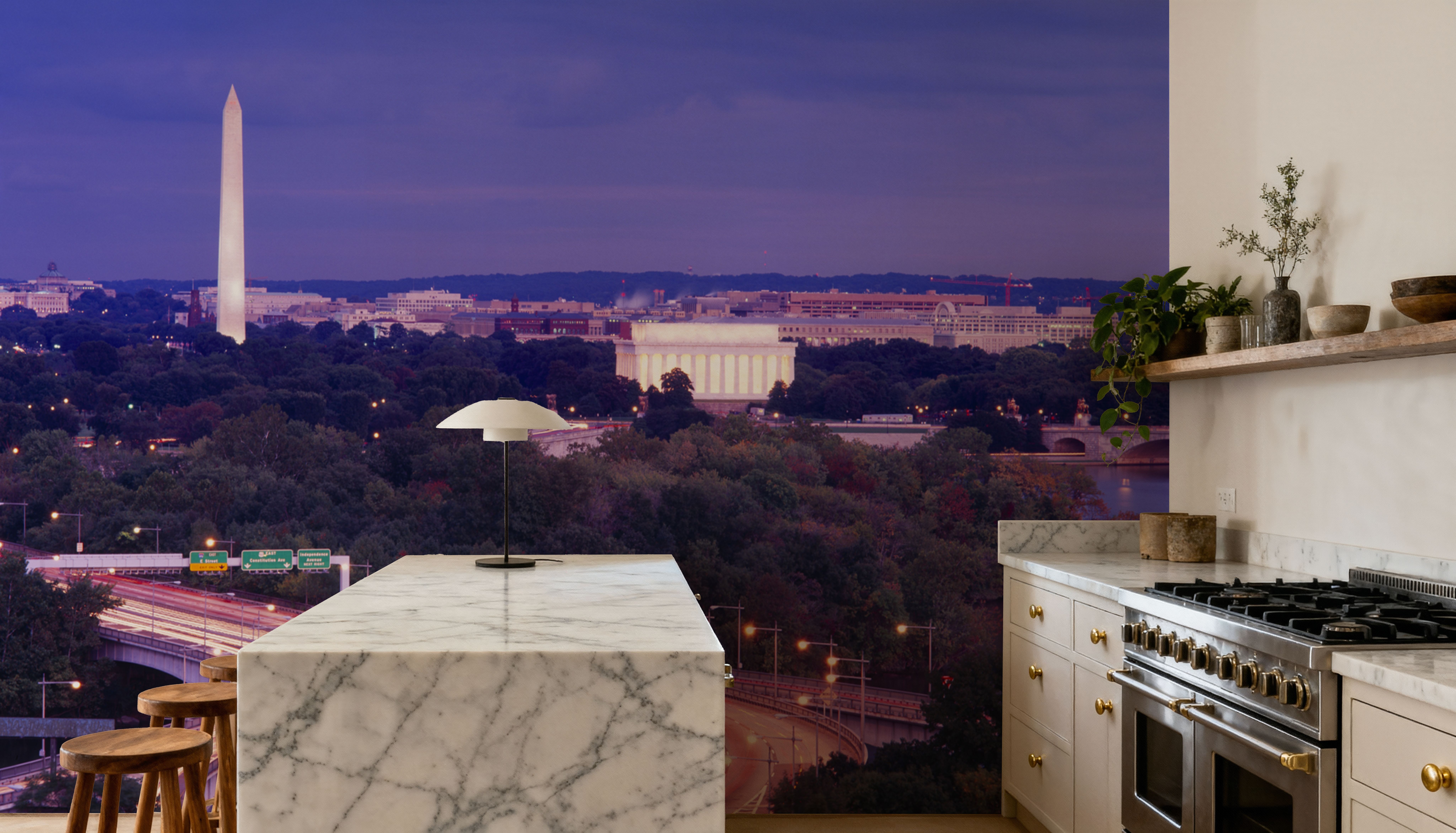 Capital Twilight, Wallpaper