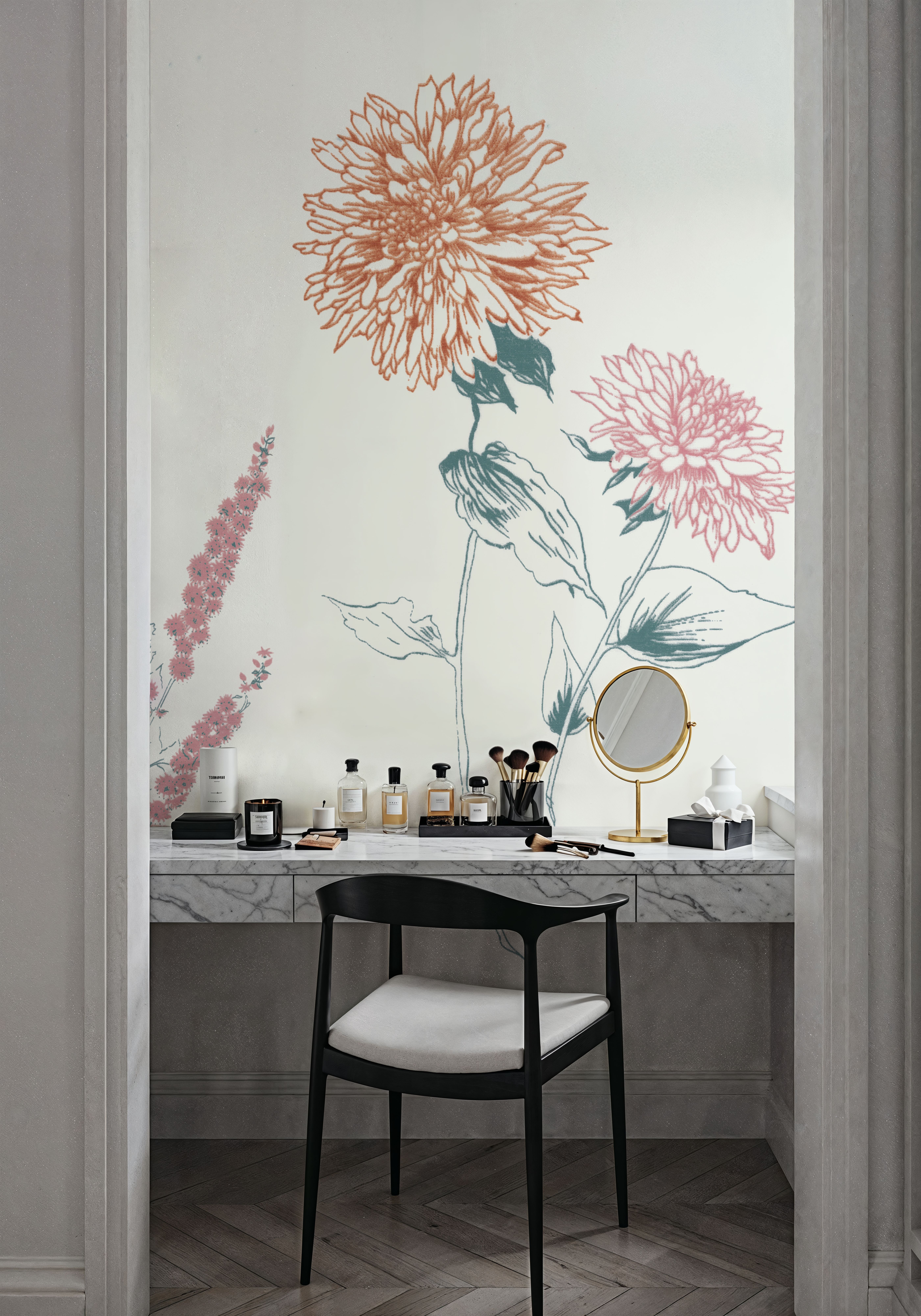 Flowers on White VIII
