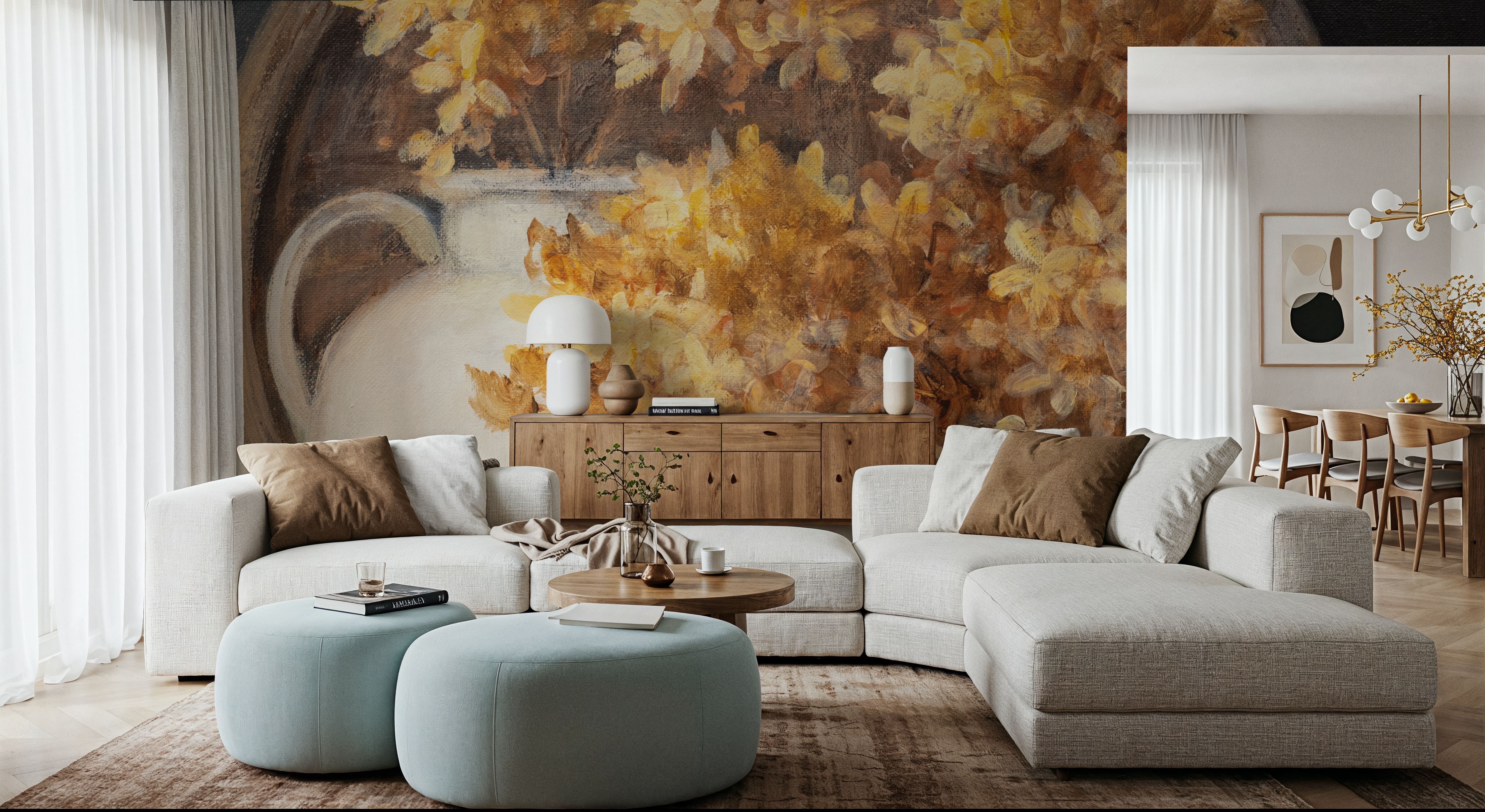 Golden Hydrangeas II