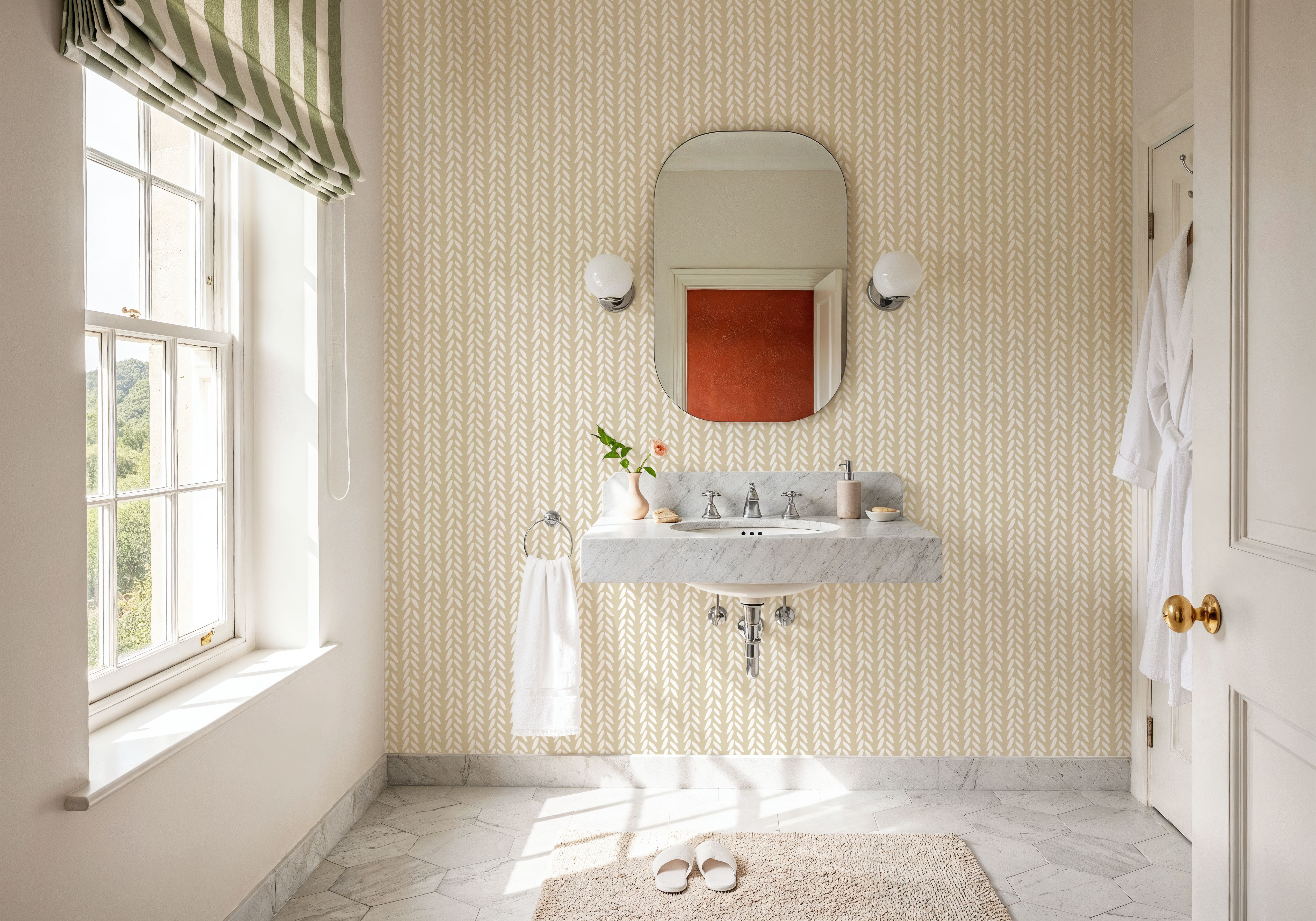 Falling Wheat Beige