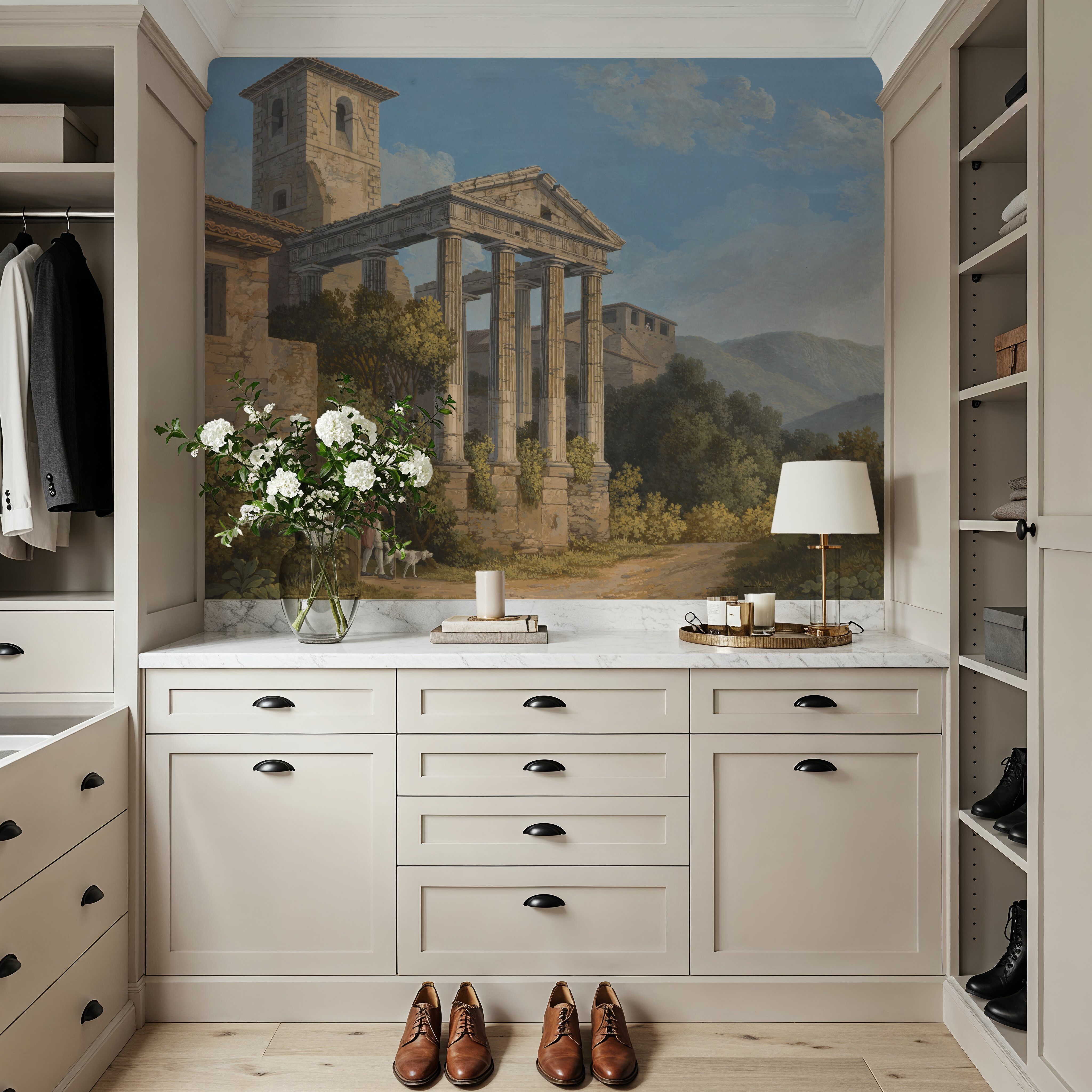 The Temple of Hercules in Cori