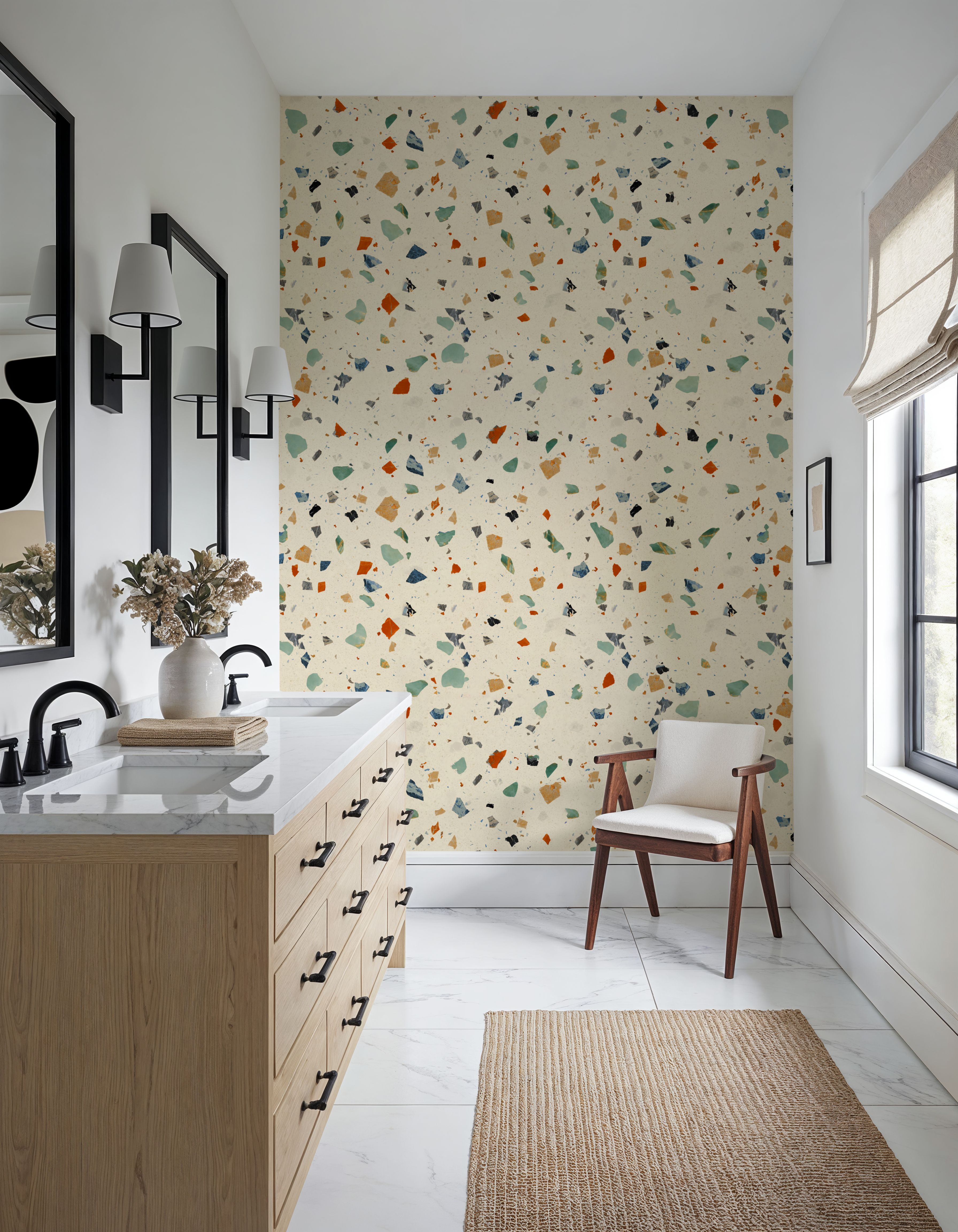 Terrazzo Multi Small, Cream