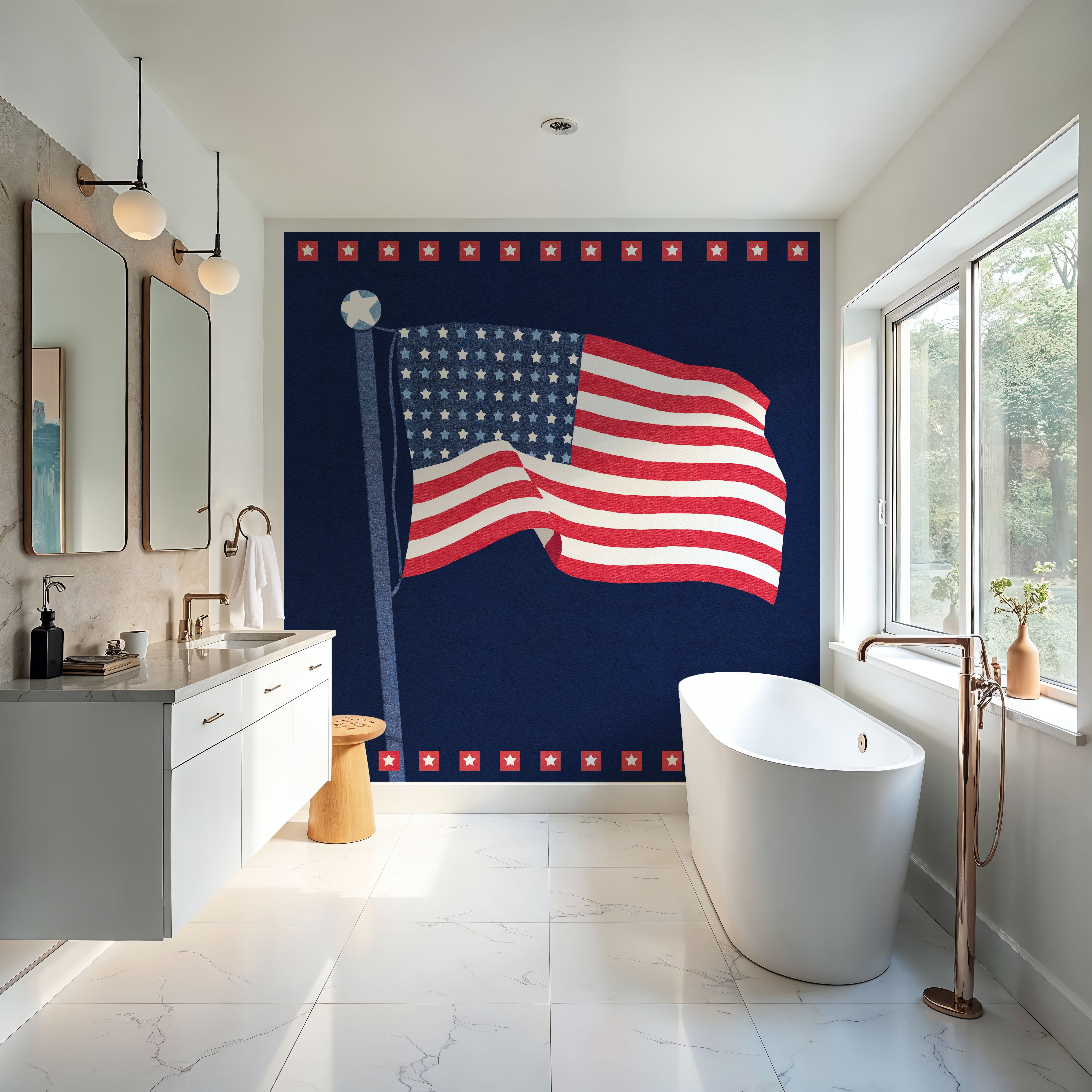 Stars and Stripes Bless America