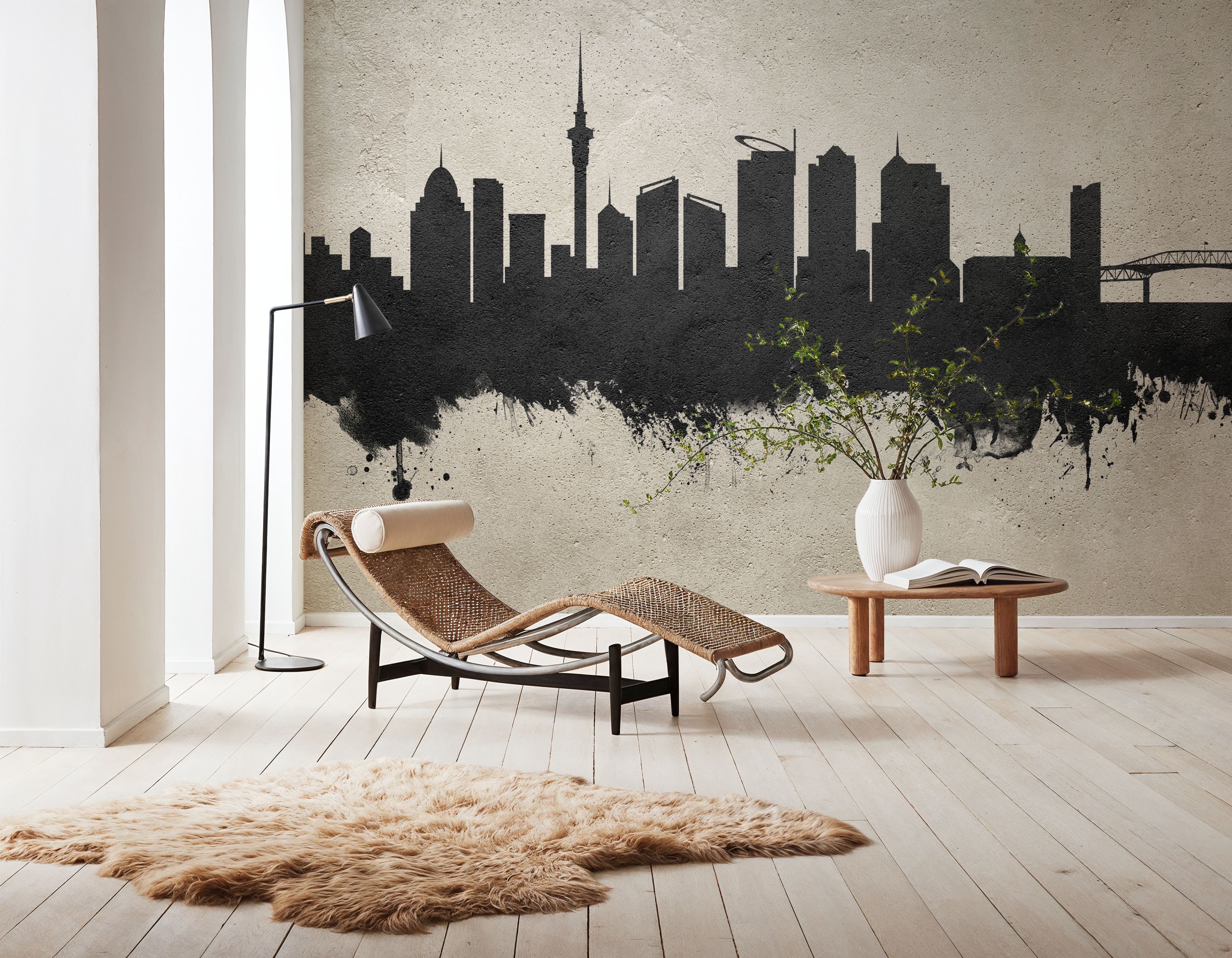 Auckland New Zeeland Skyline Concrete