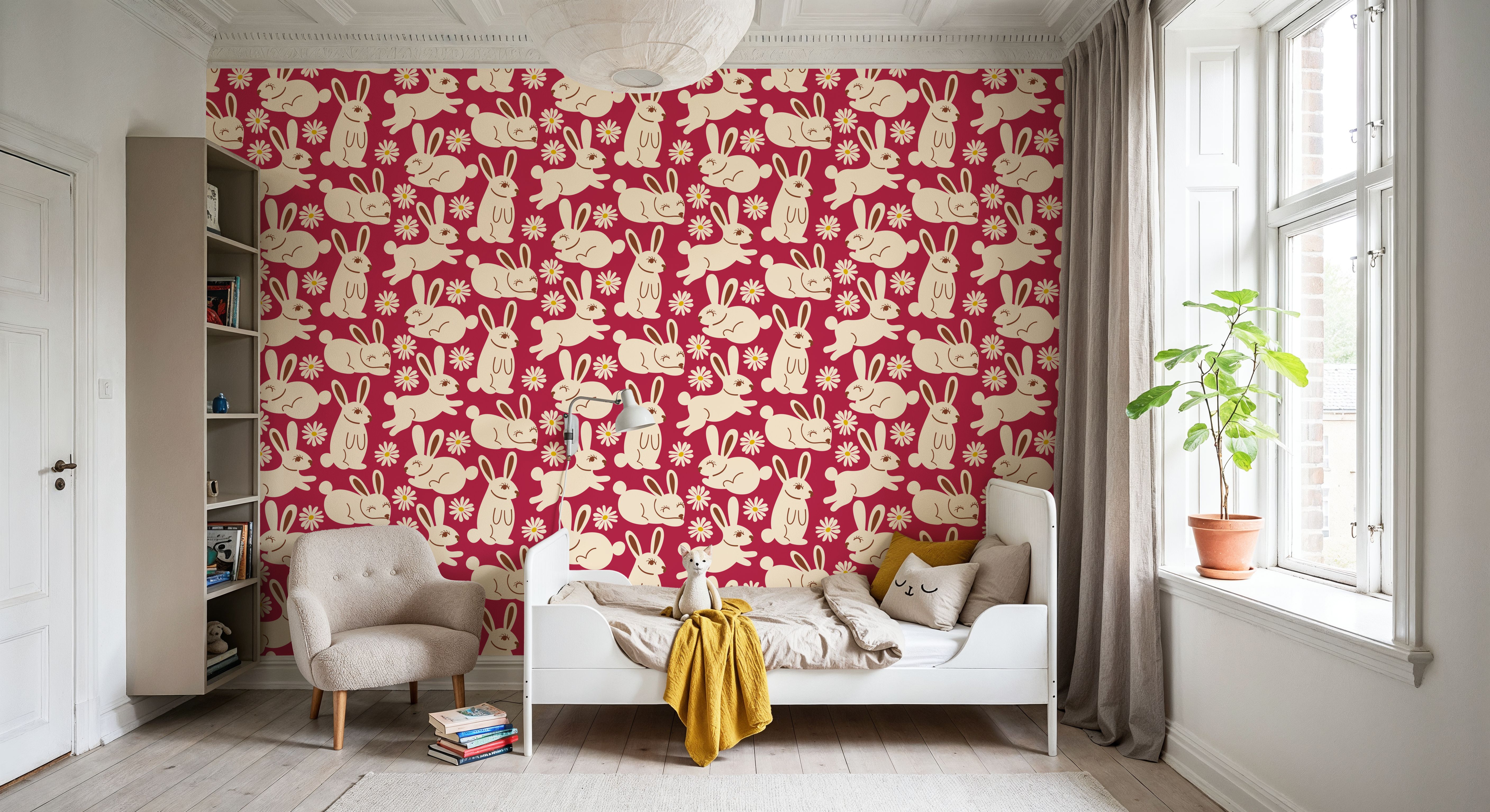 Blissful Bunnies, Fuschia