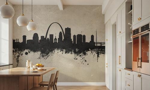 St Louis Missouri Skyline Concrete