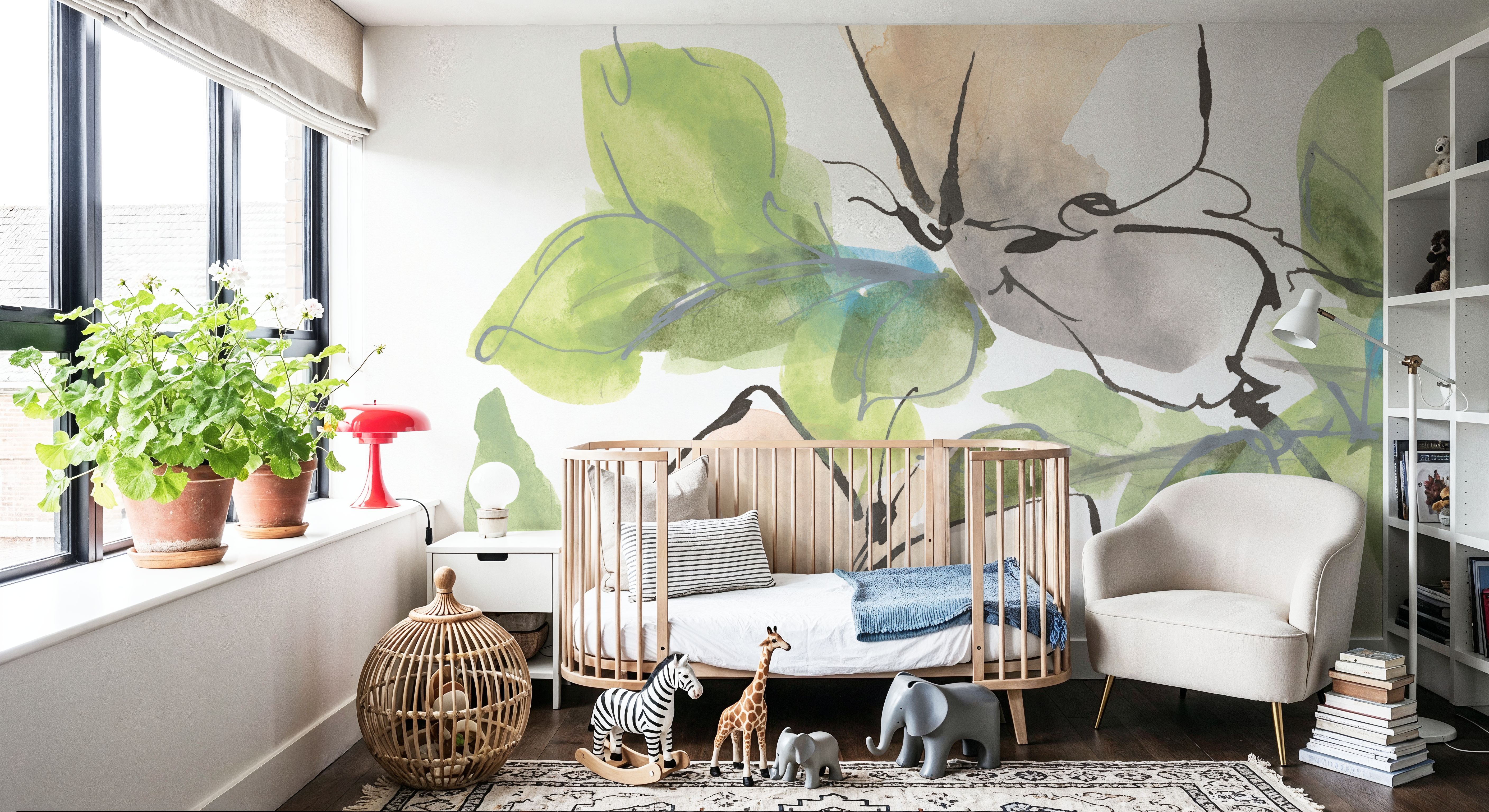 Social Butterflies II, Behang