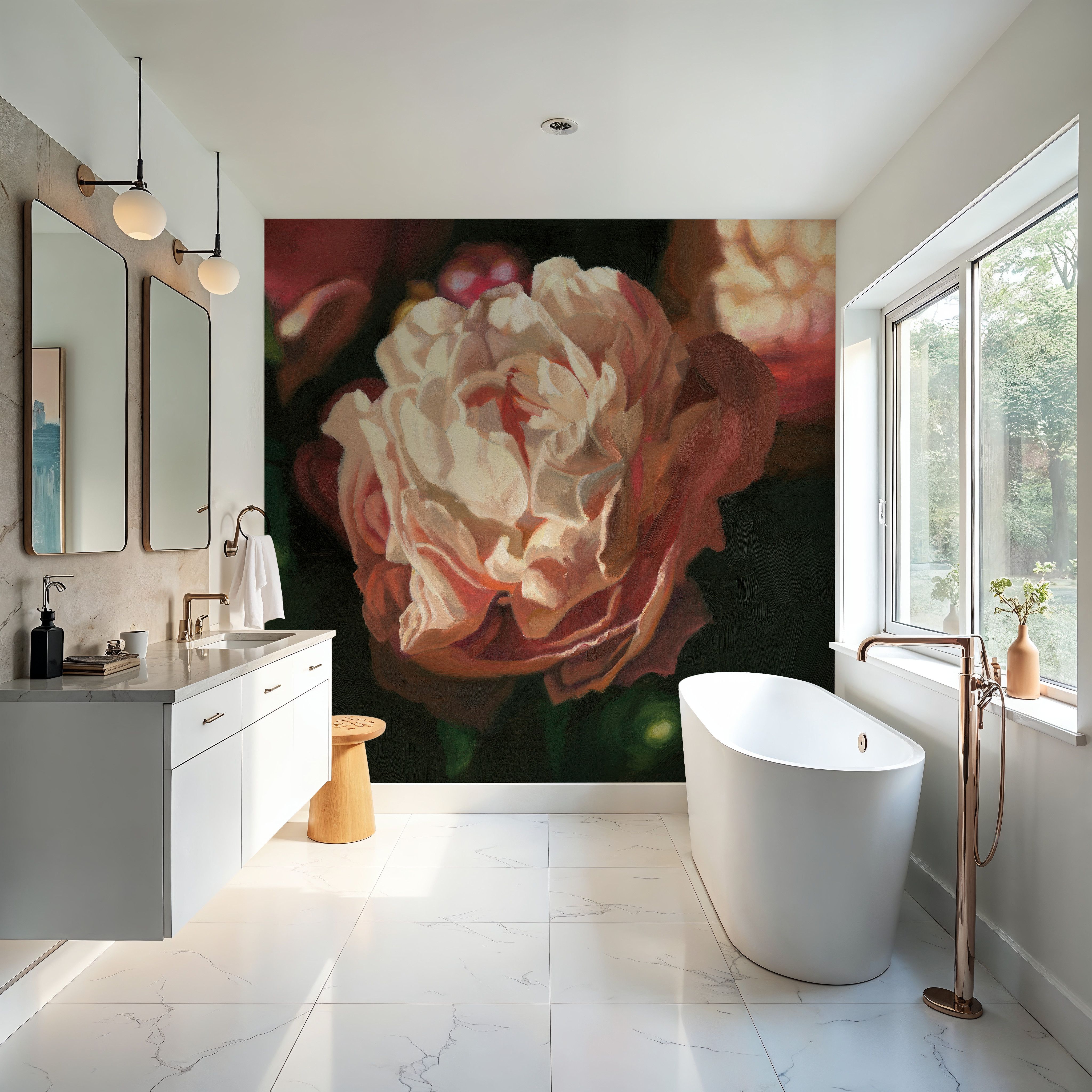 Pink Peony Bloom