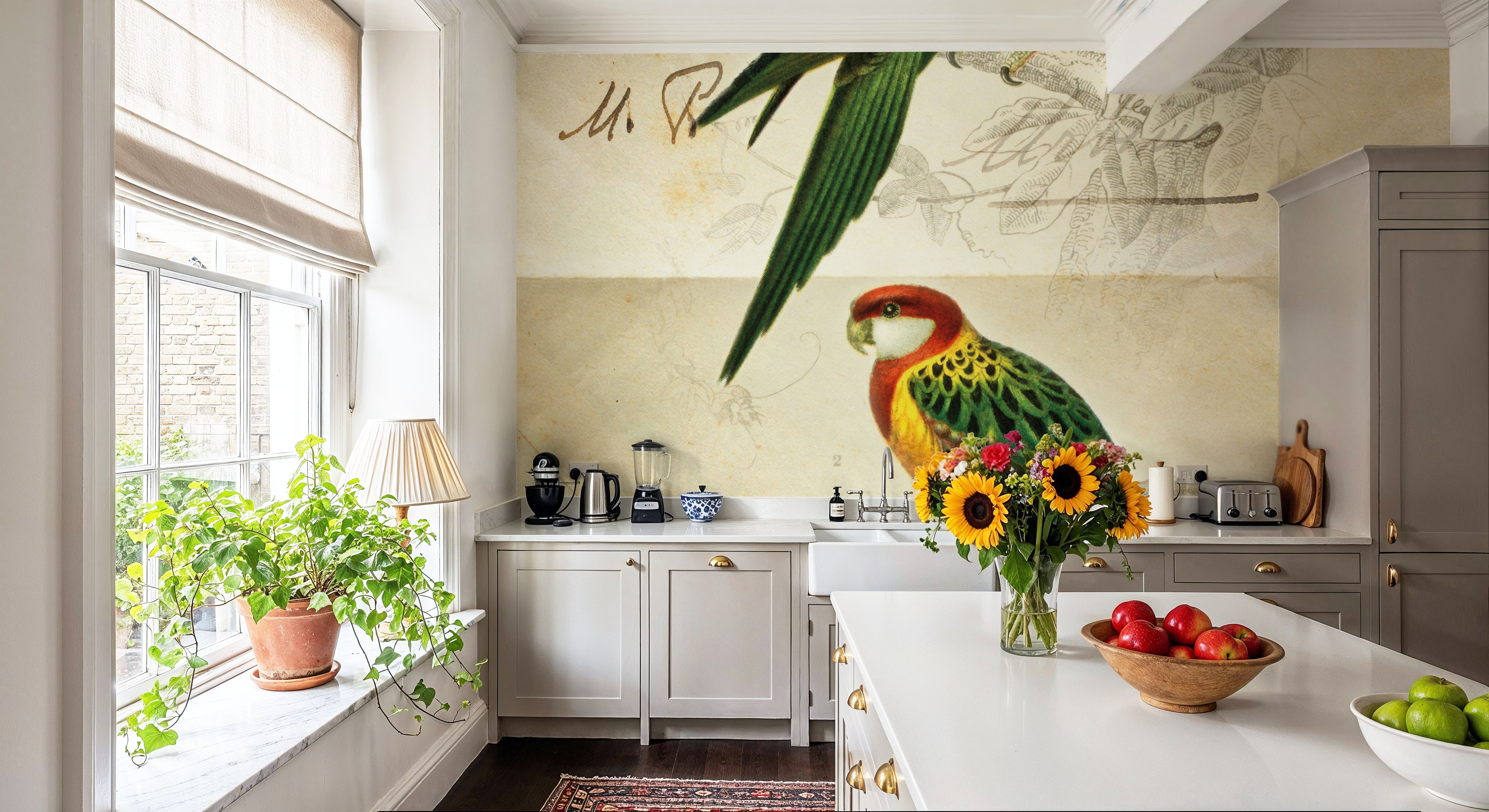 Pretty Bird III, Tapeten