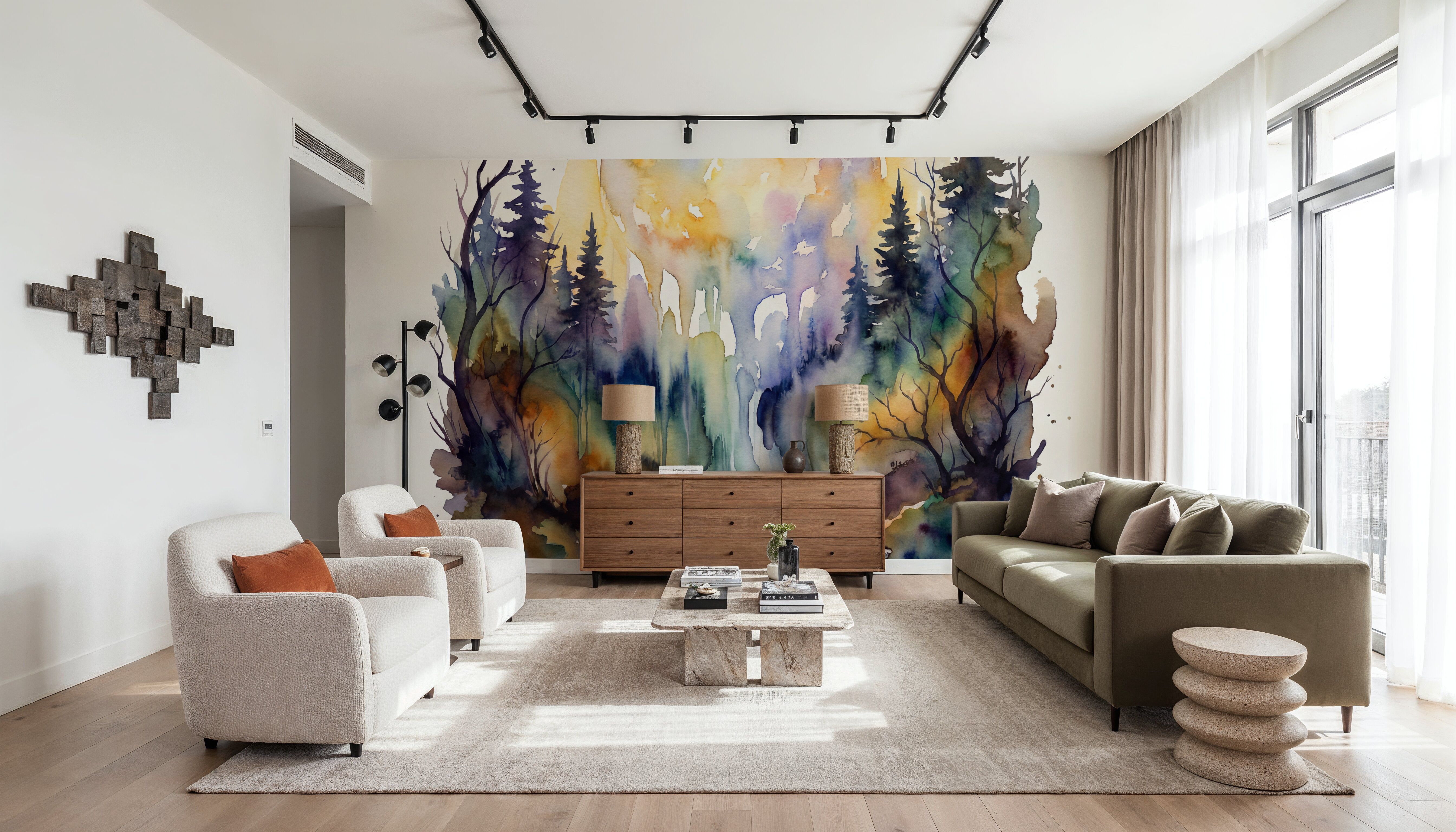 Forest Grove - Watercolor Landscape Series