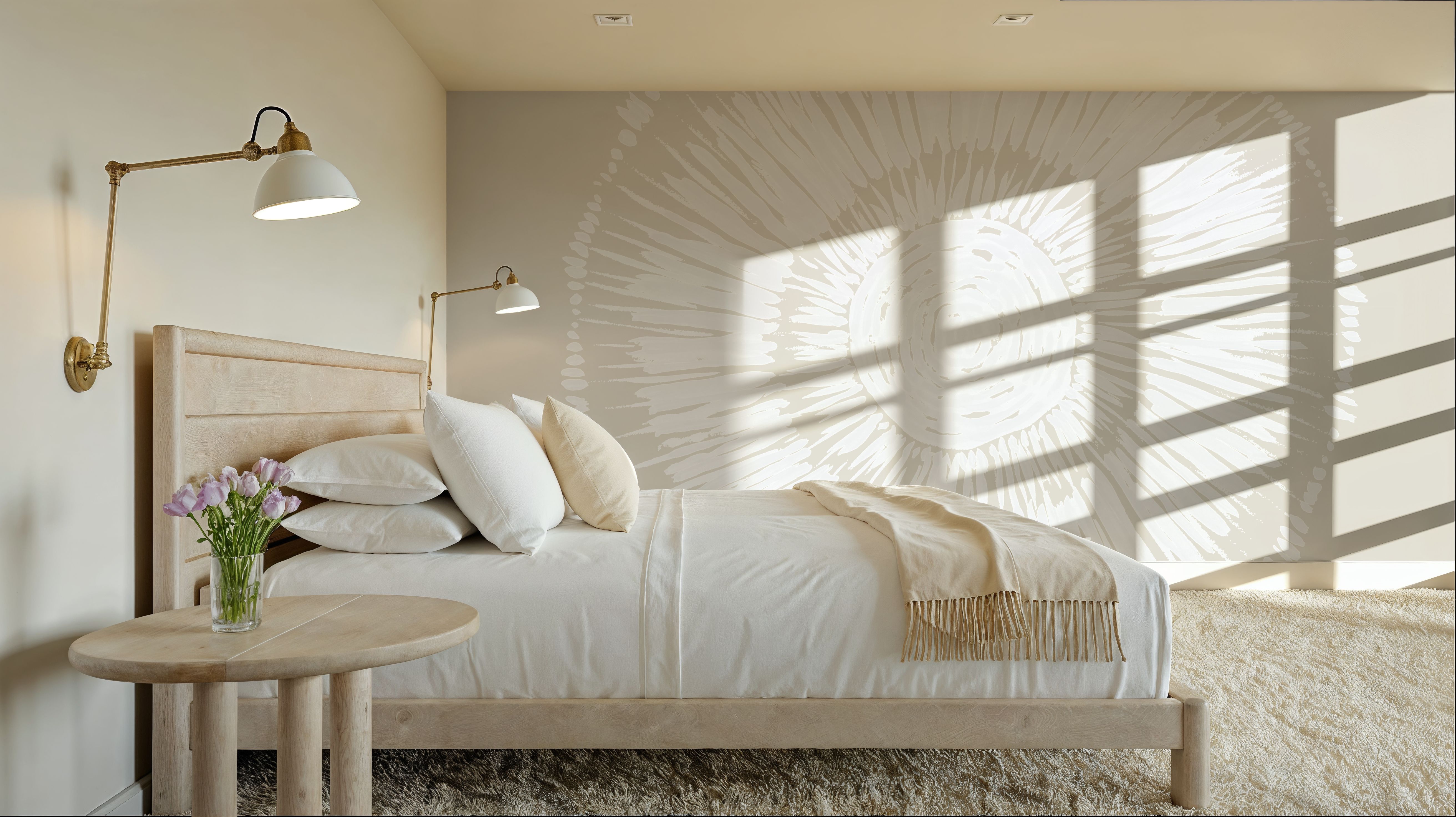 Coastal Block Print I Neutral