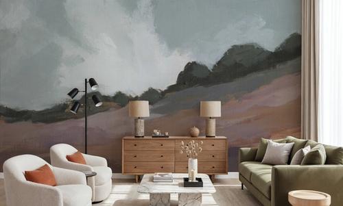 Dusty Rose Hillside