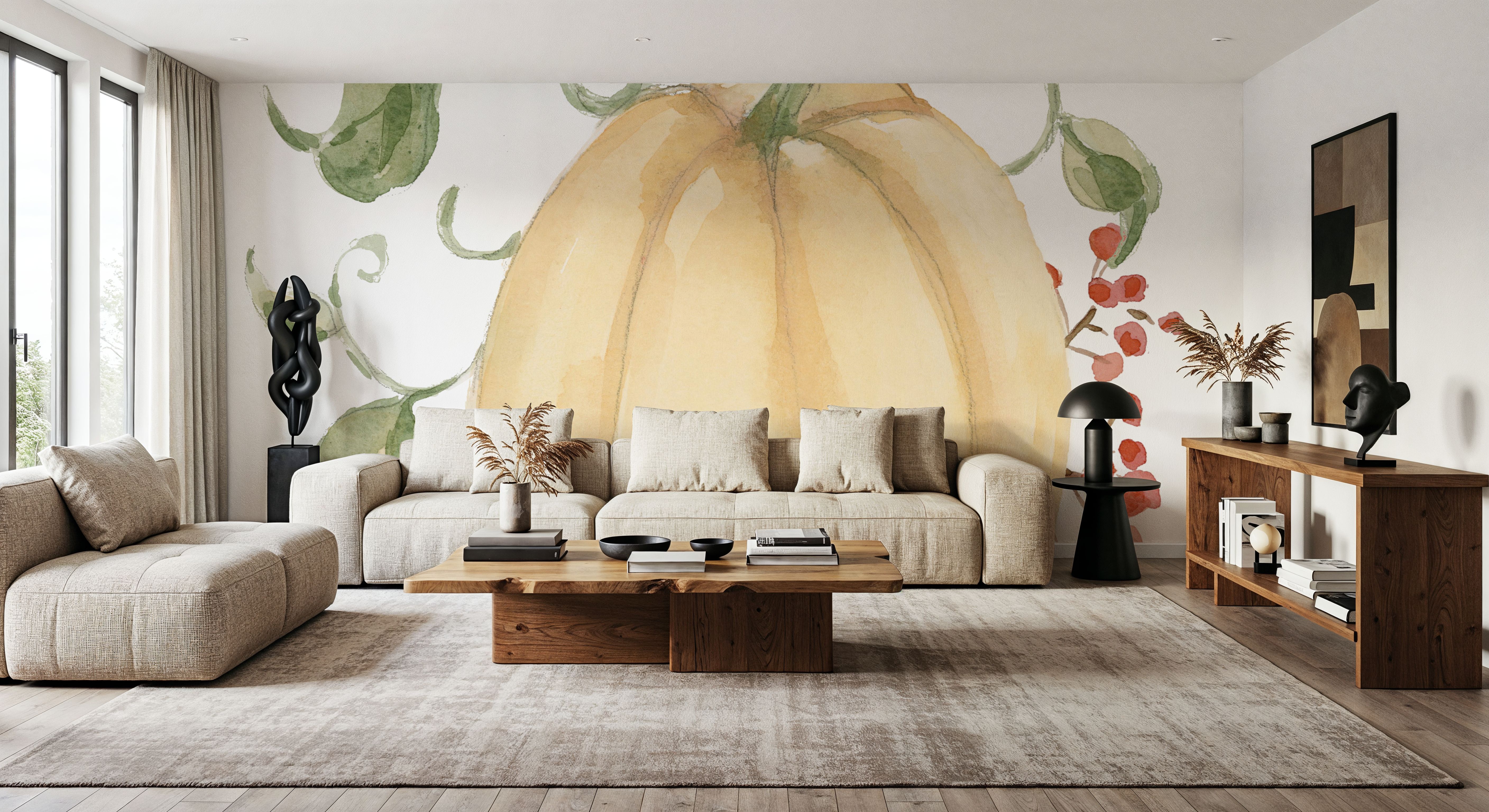 Fall Cottage Garden VI, Tapeten