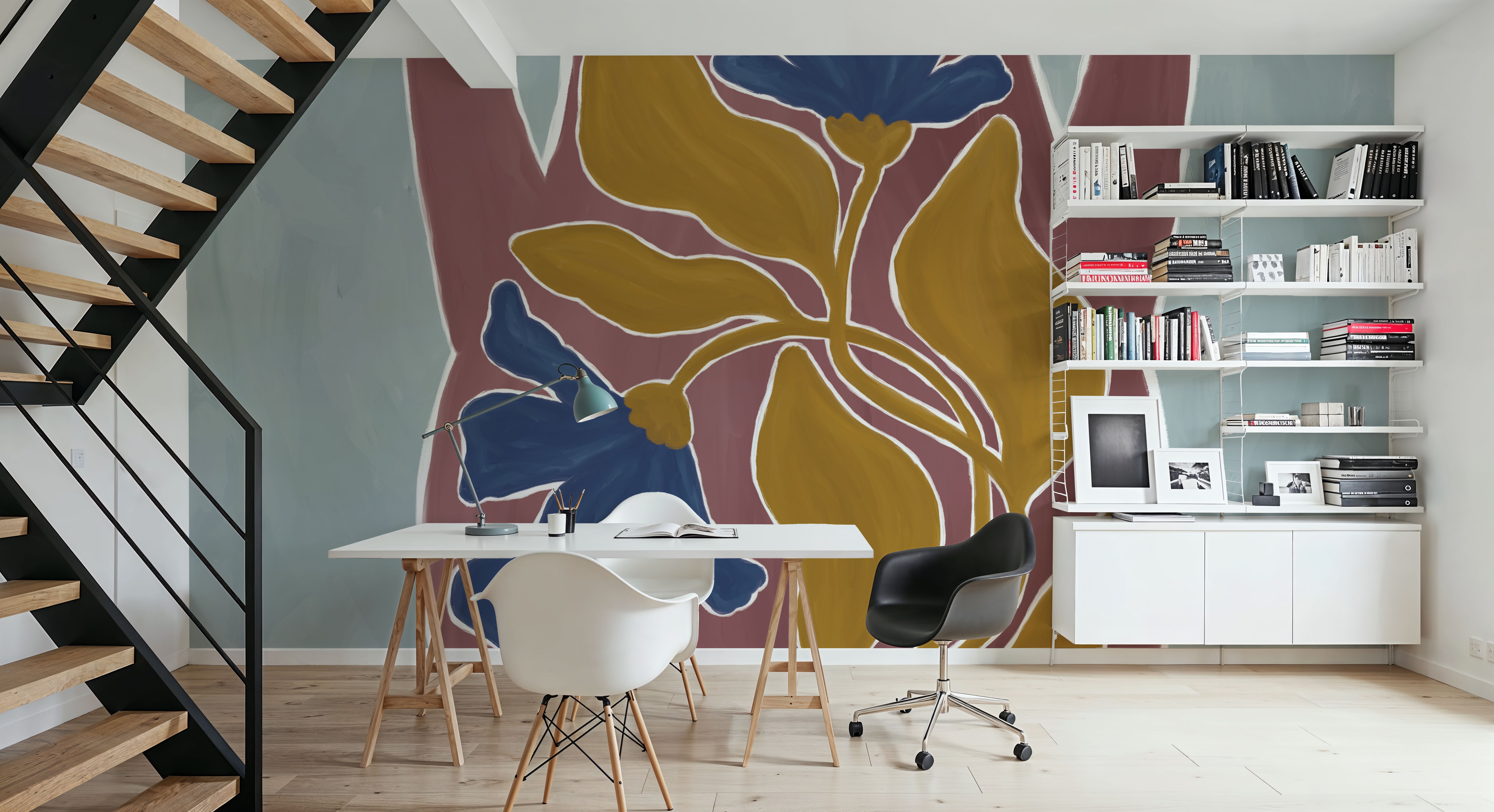 Modern Floral Vase II