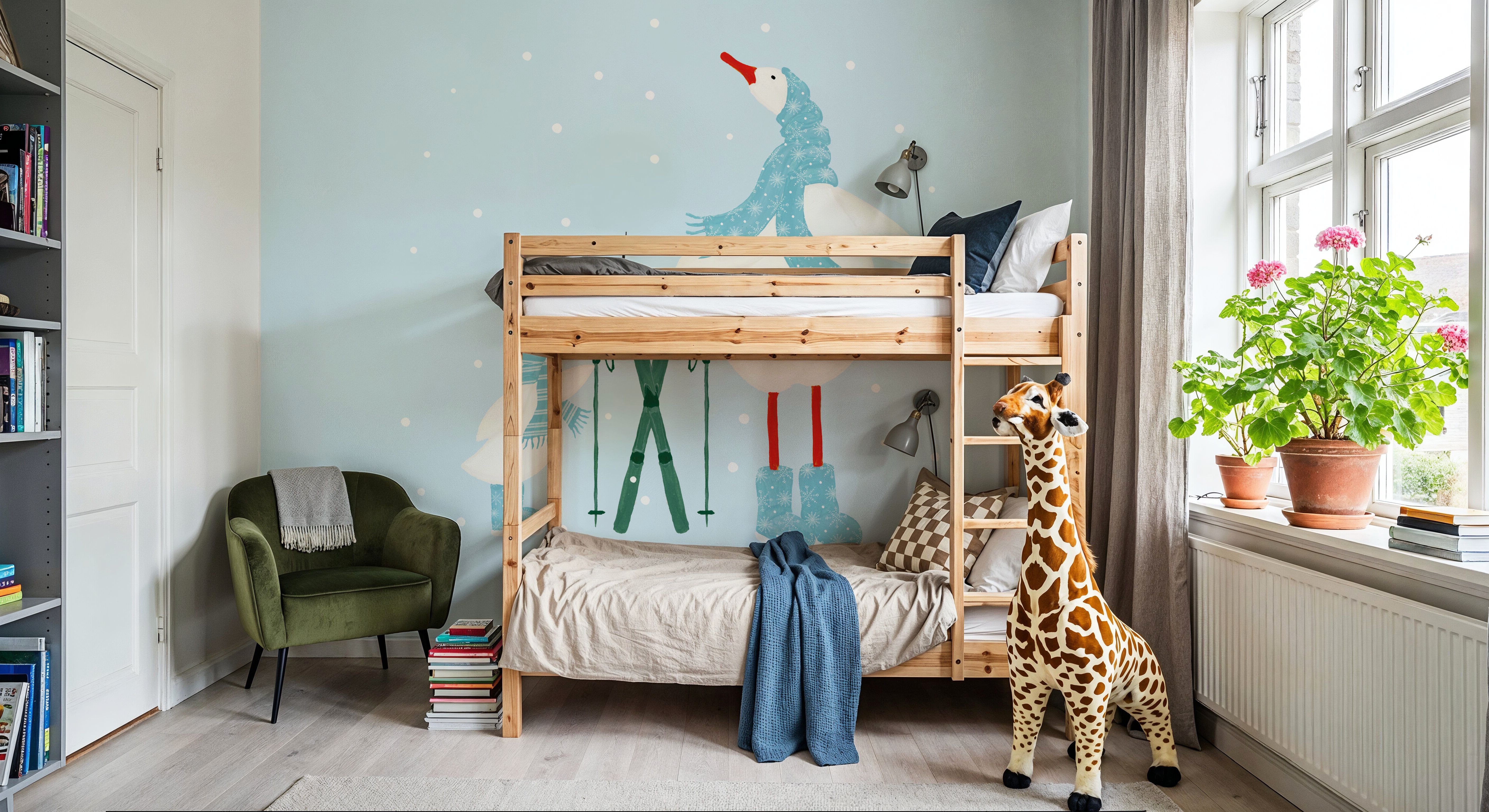 Ducks in the Snow IV