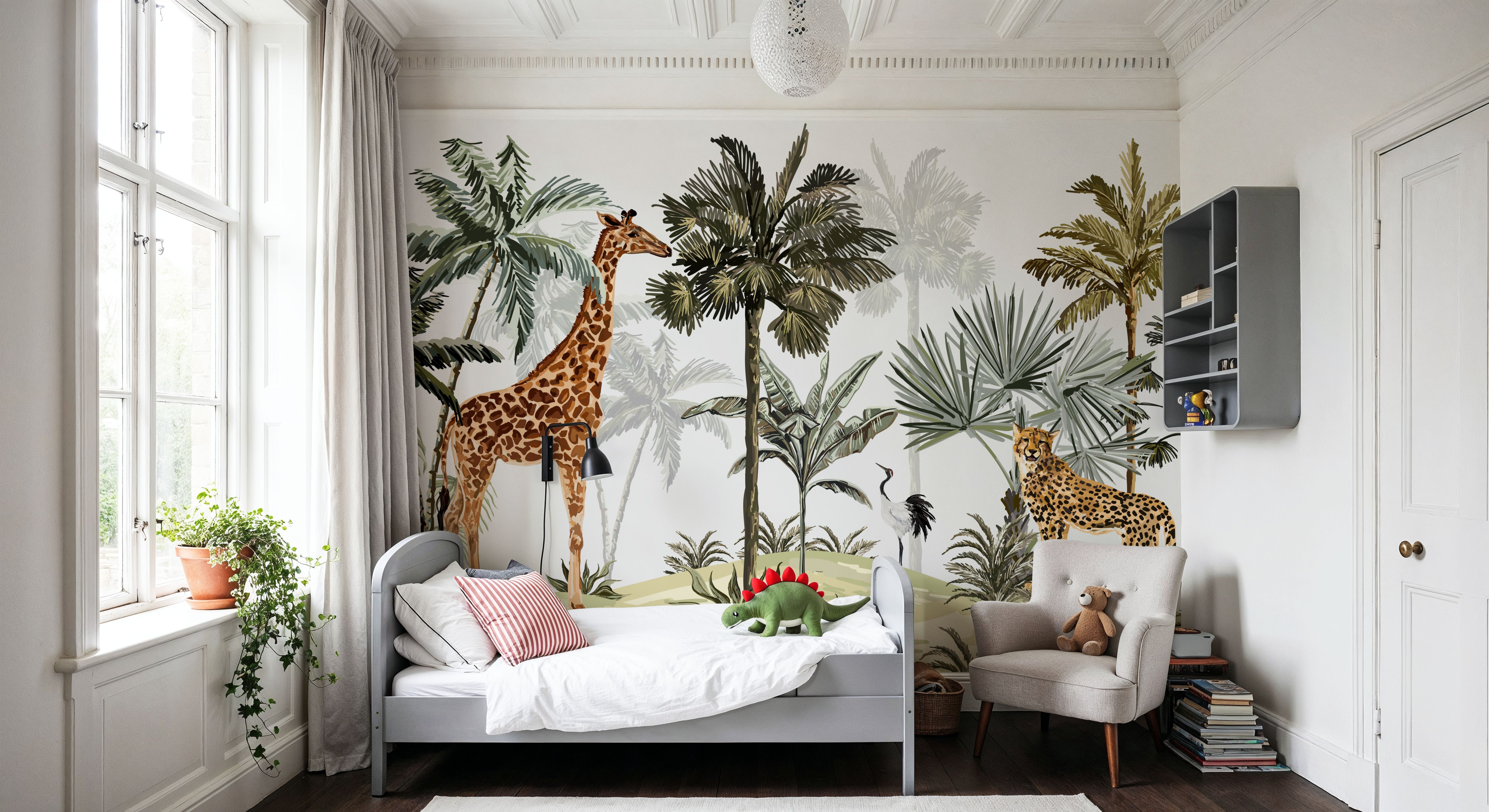 The Giraffes Paradise, Papier peint