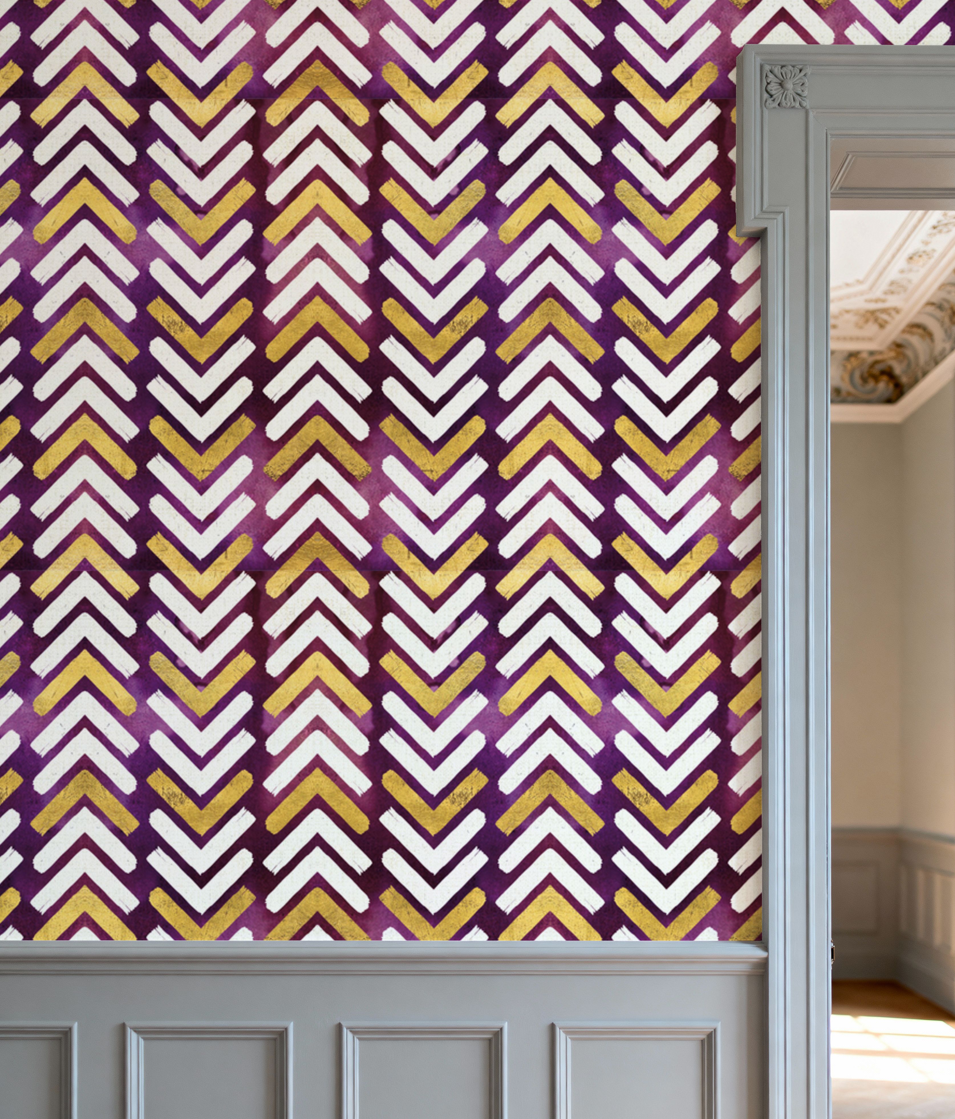 Bold Arrows Purple