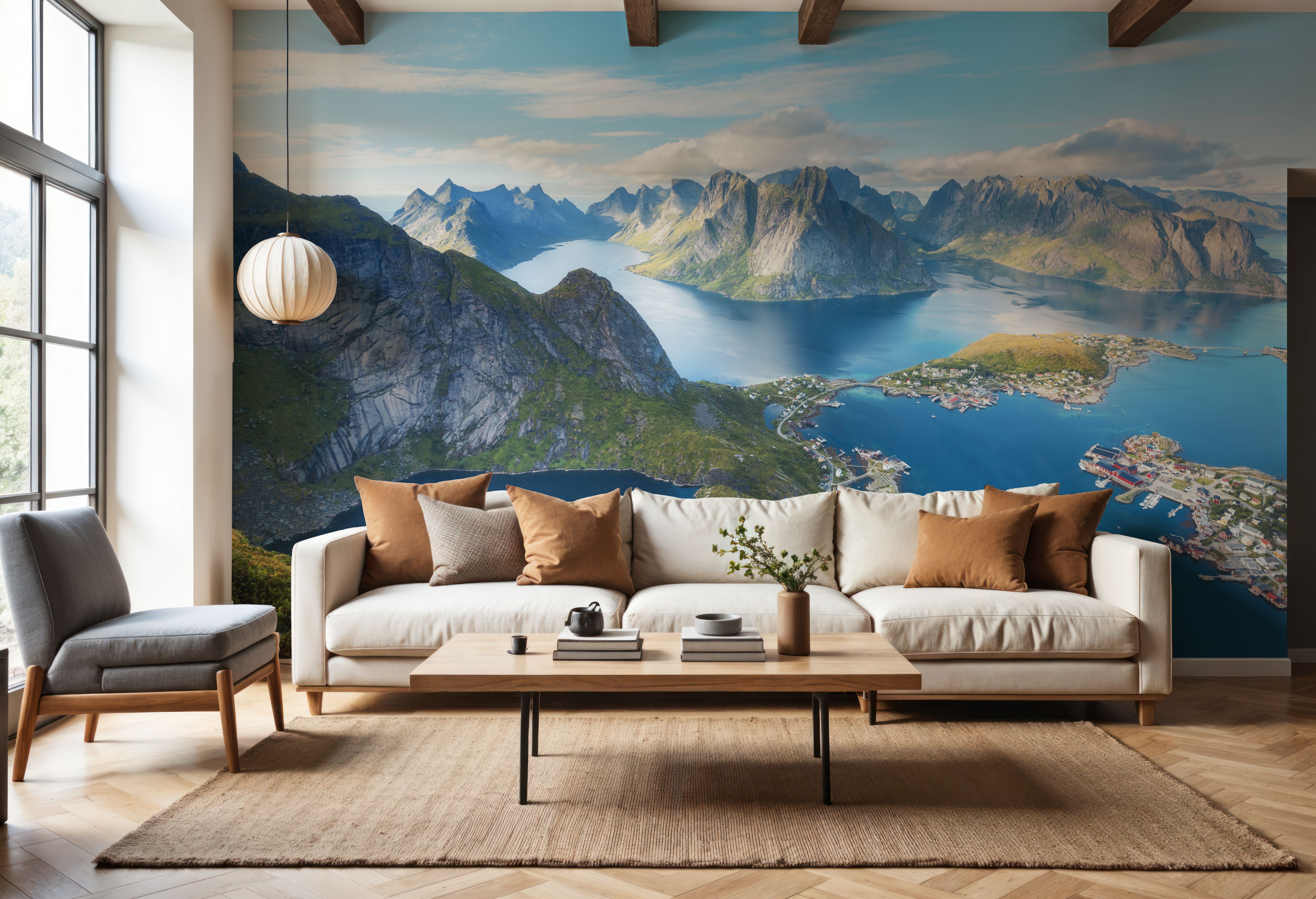 Lofoten Fjords, Wallpaper