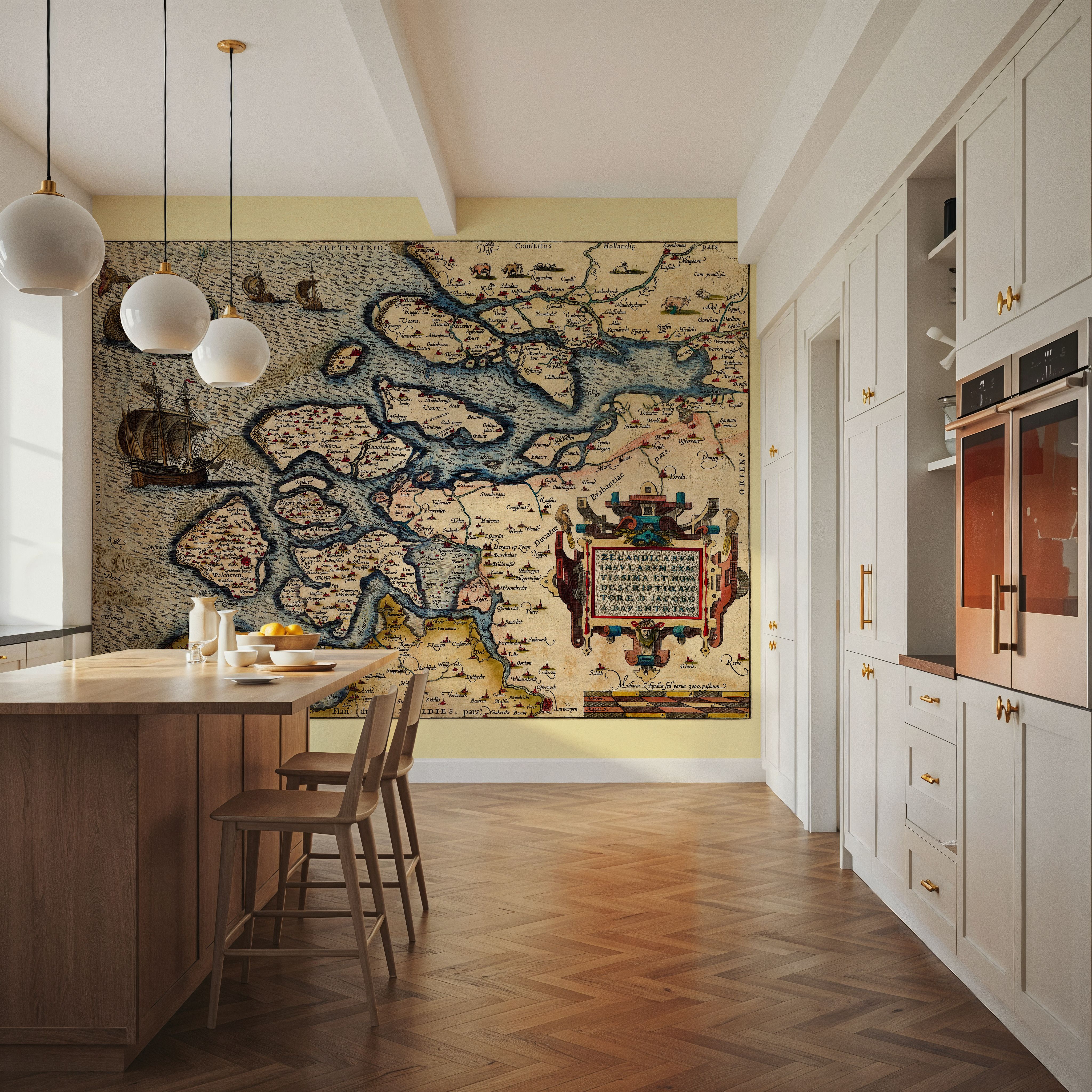 Old Map of The Netherlands, No.I, 1570