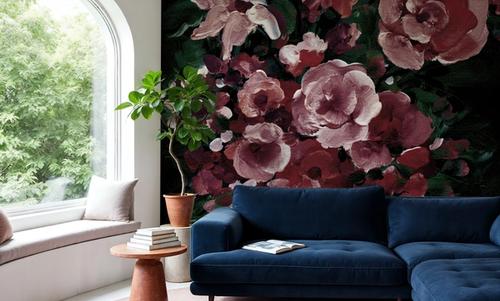 Botanical Elegance Burgundy I