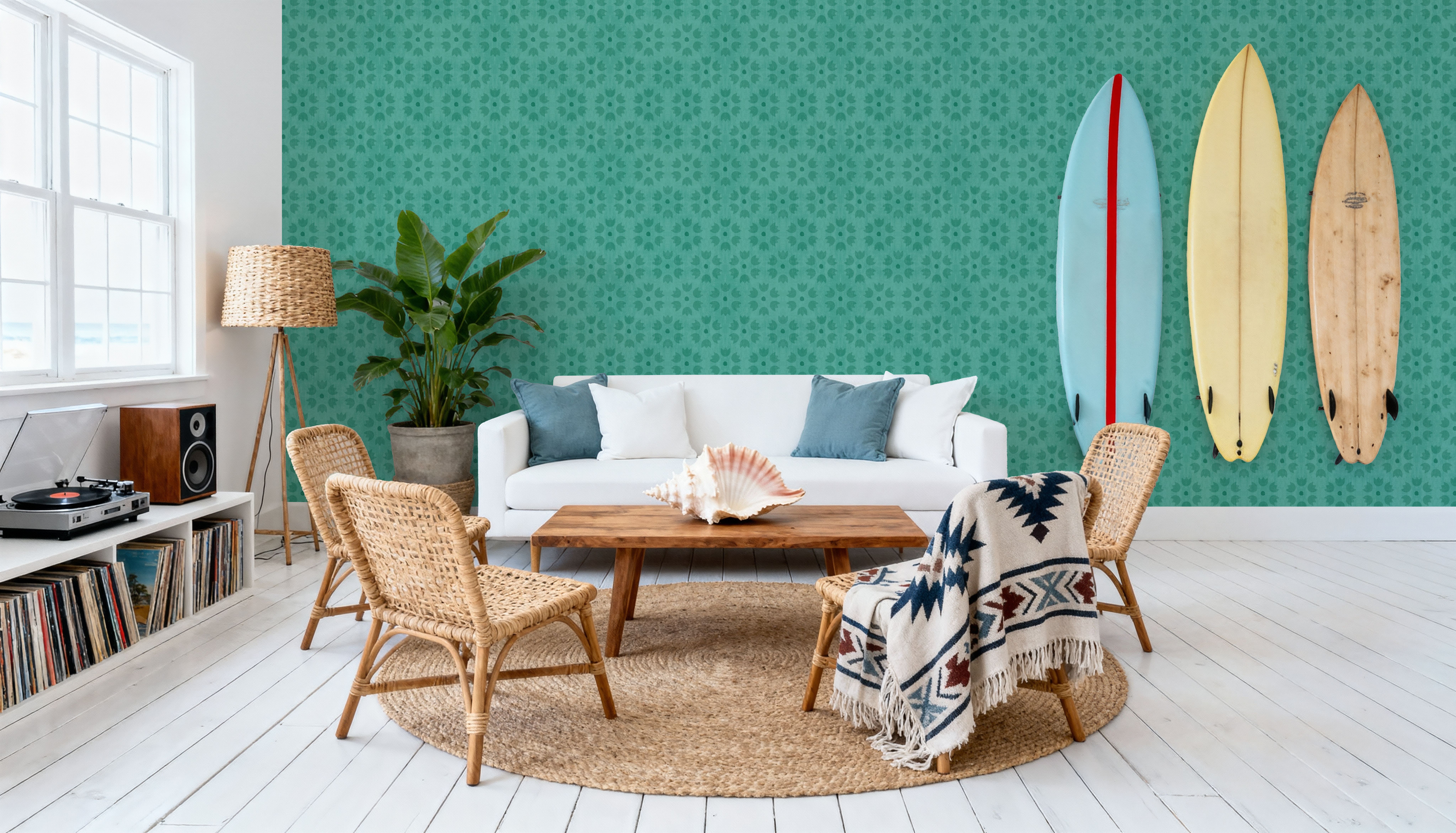 La Vida Flowers Blue