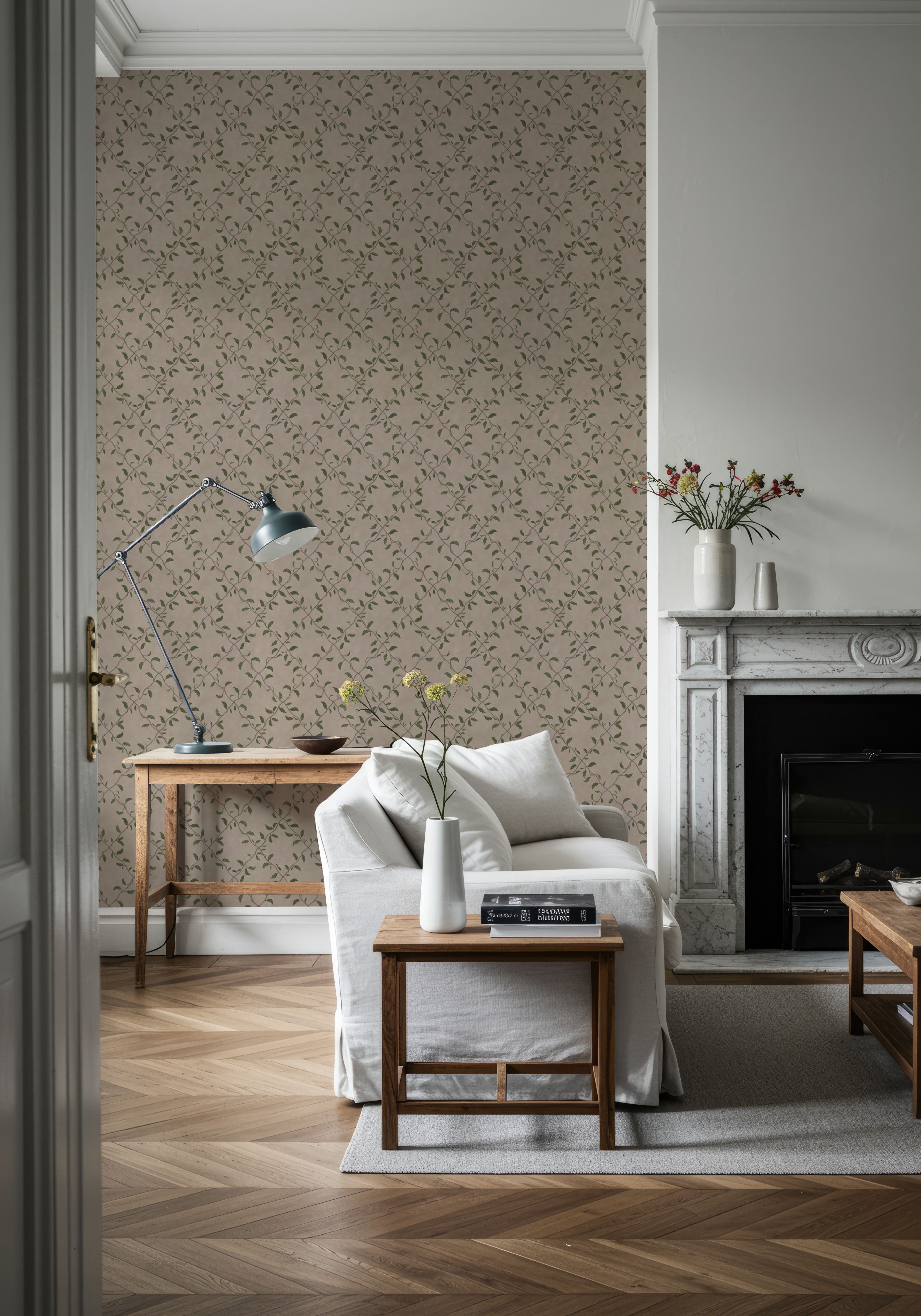 Emerlad Trellis Petite, Beige