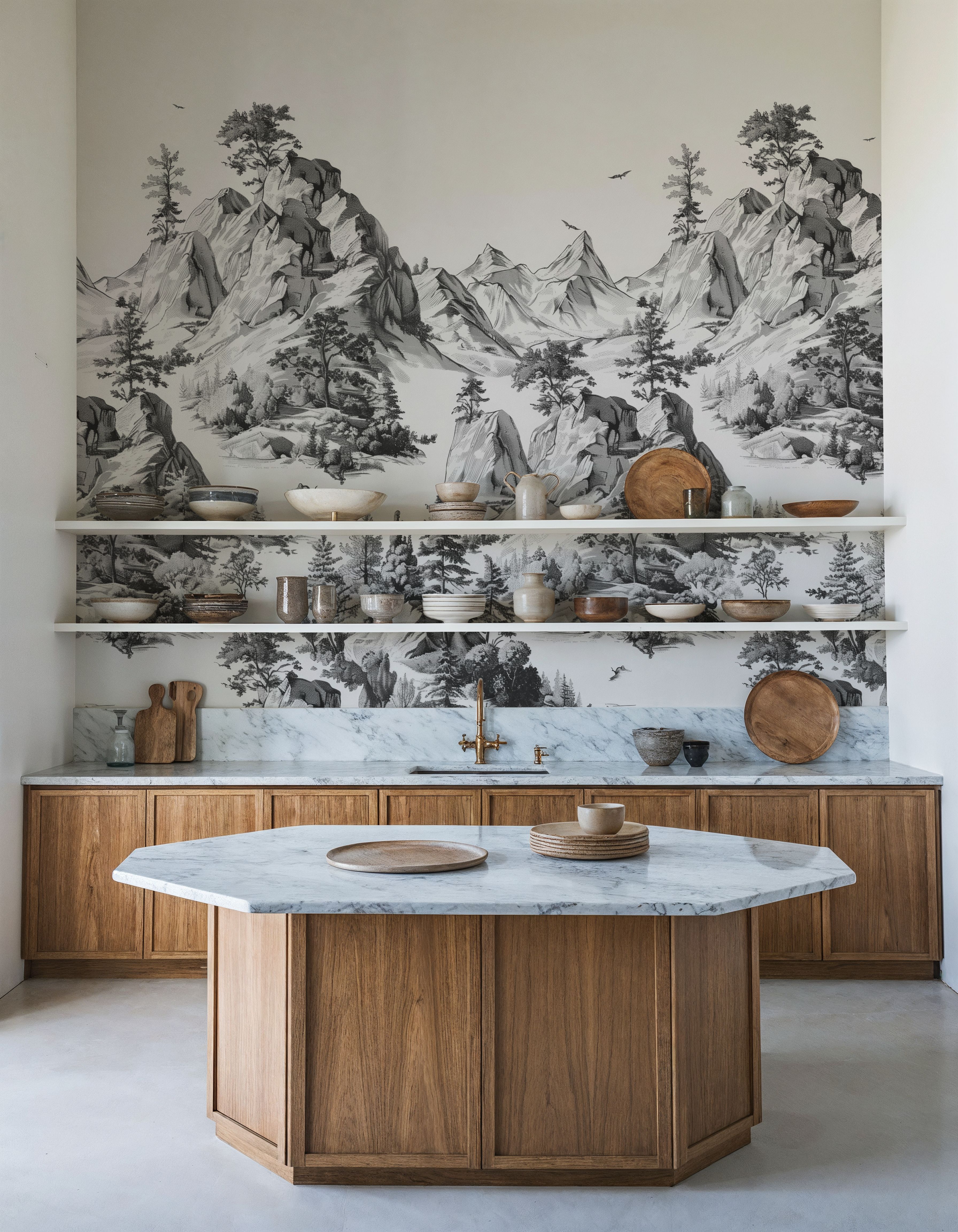 Toile Hills, Black & White