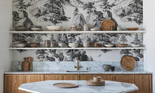 Toile Hills, Black & White