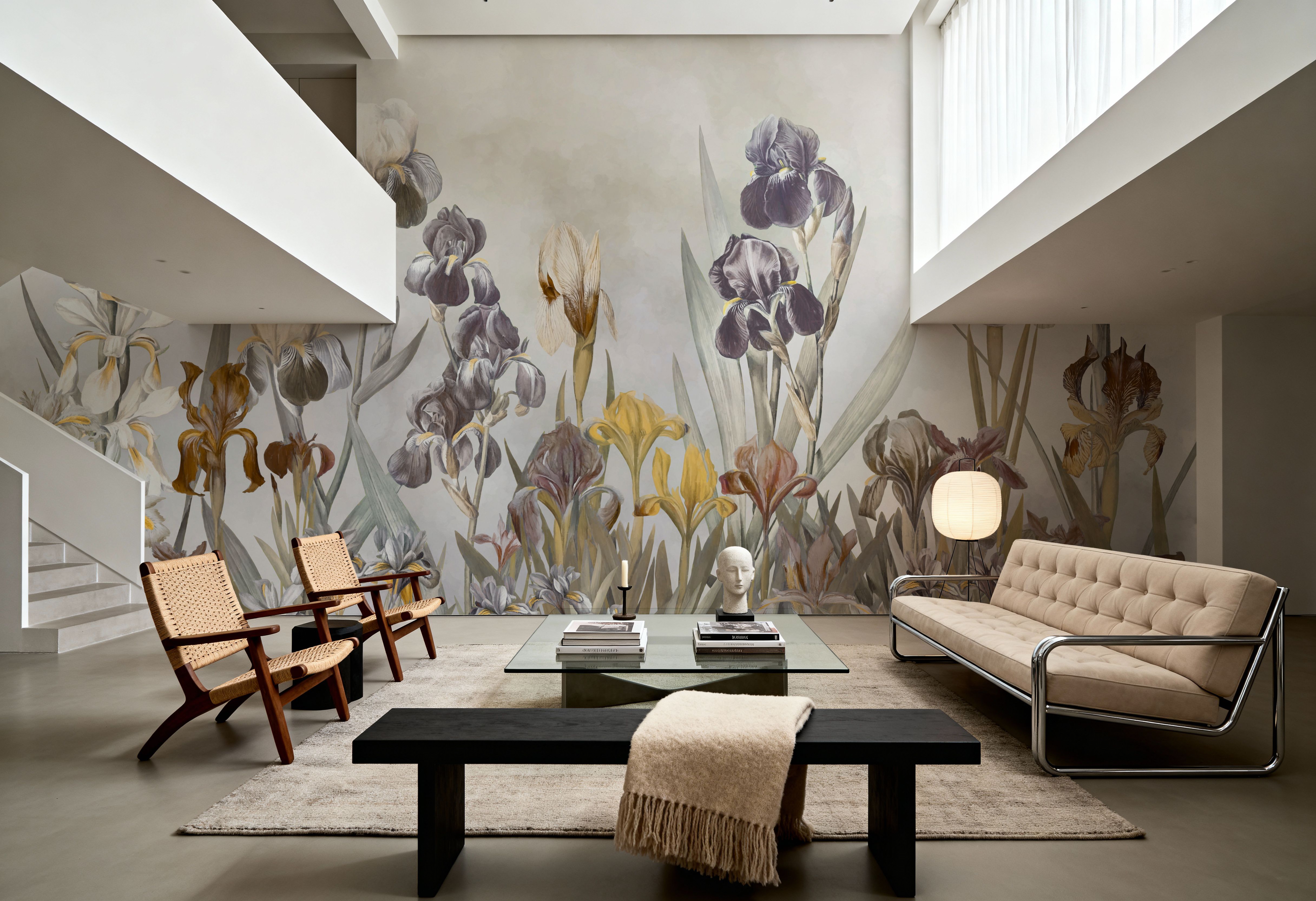 Iris Field Calm, Papier peint