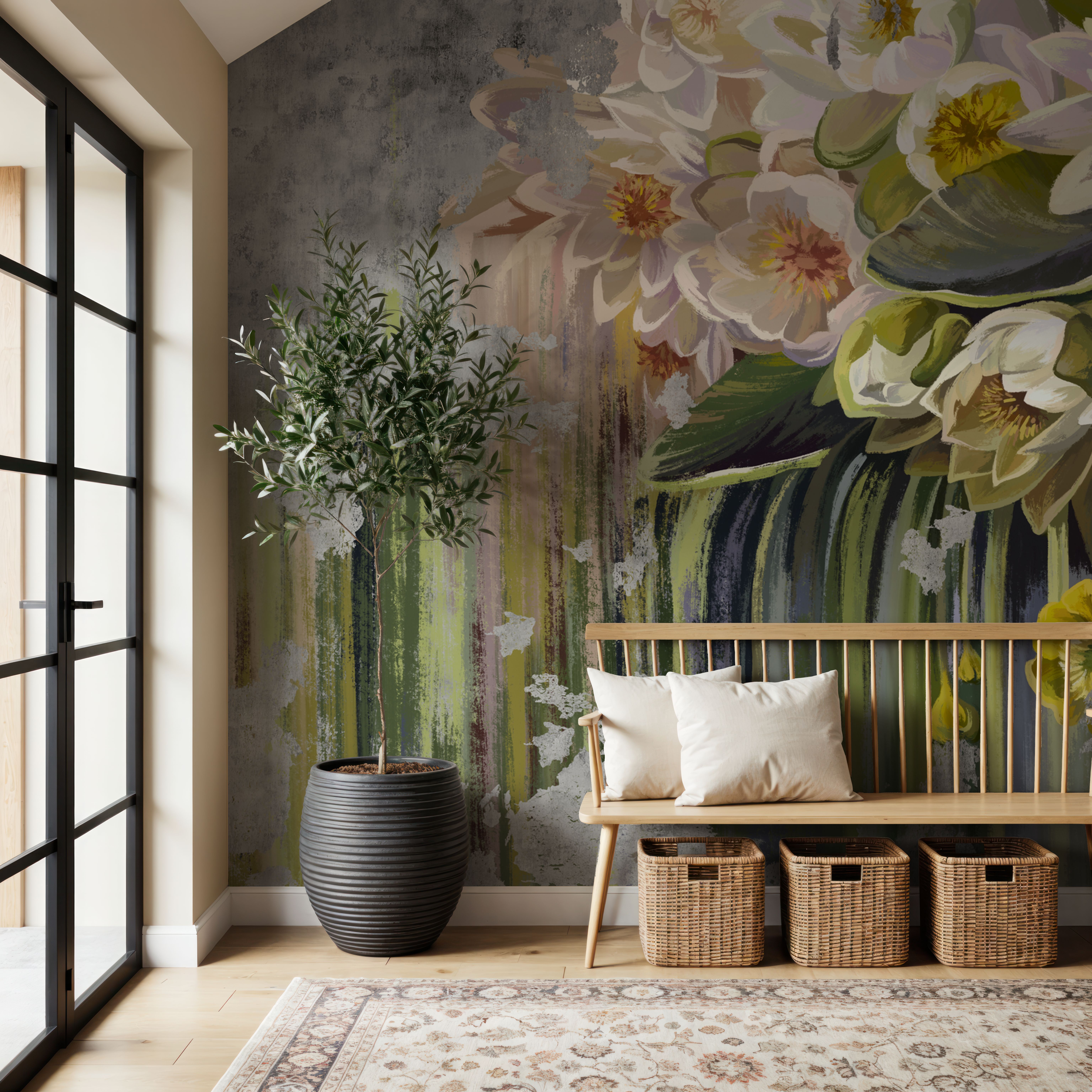 Painted Vintage Lilies