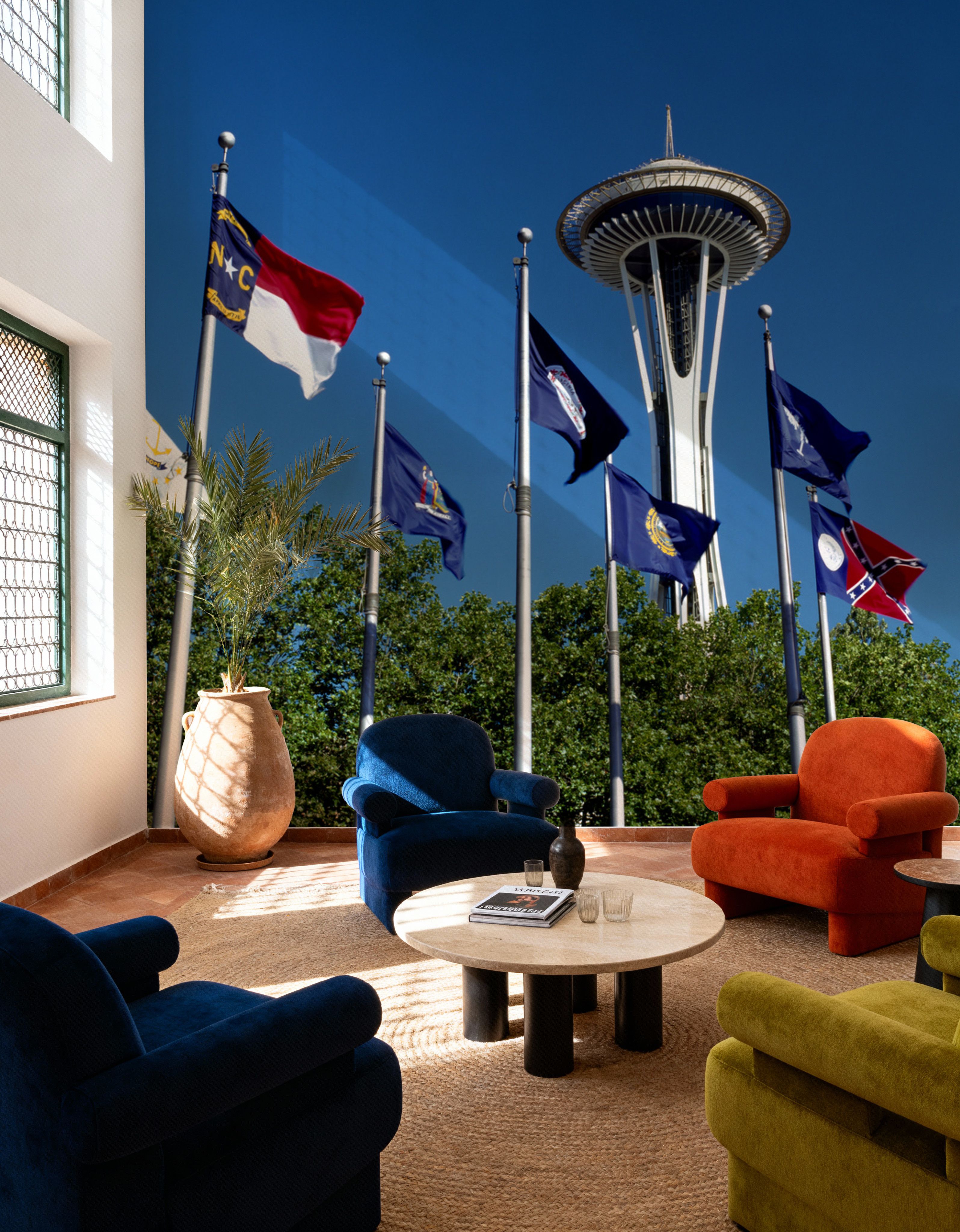 Seattle Flags Panorama