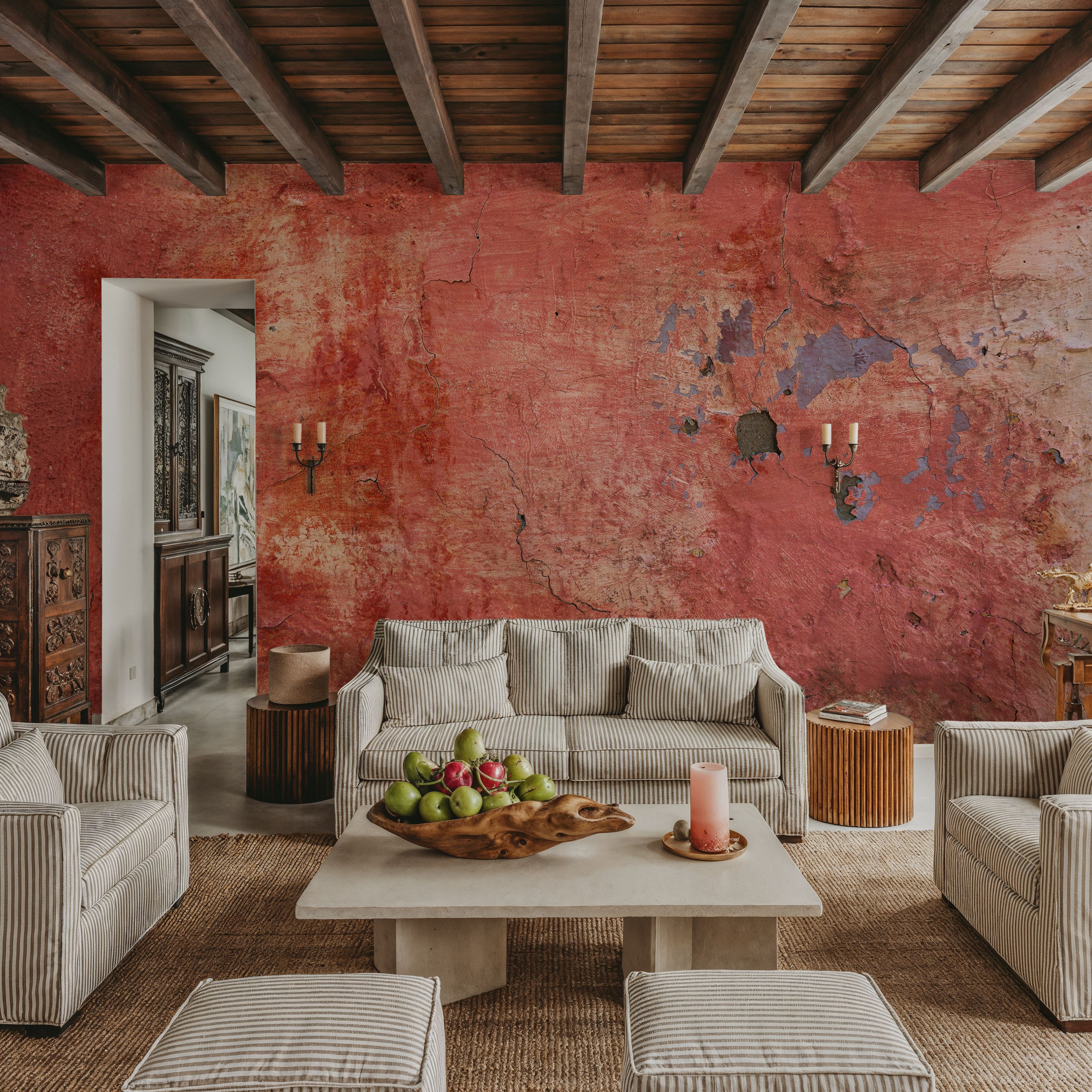 Distressed Vermilion