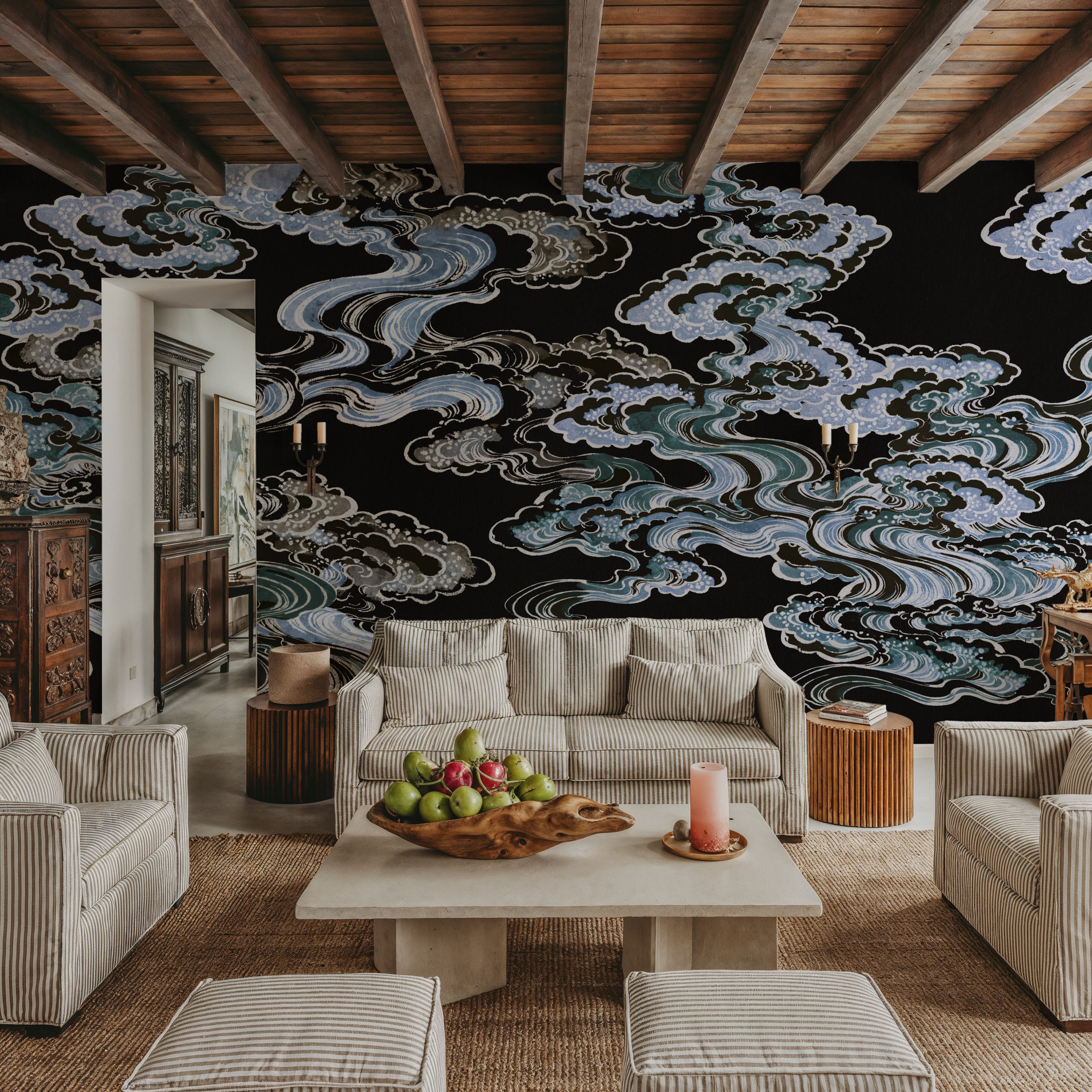 Ukiyo-e Clouds, Midnight