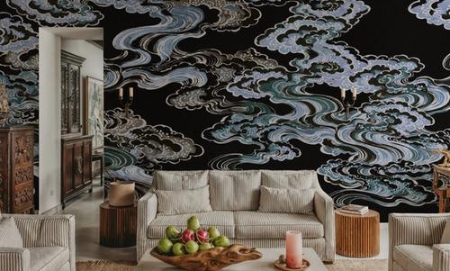 Ukiyo-e Clouds, Midnight