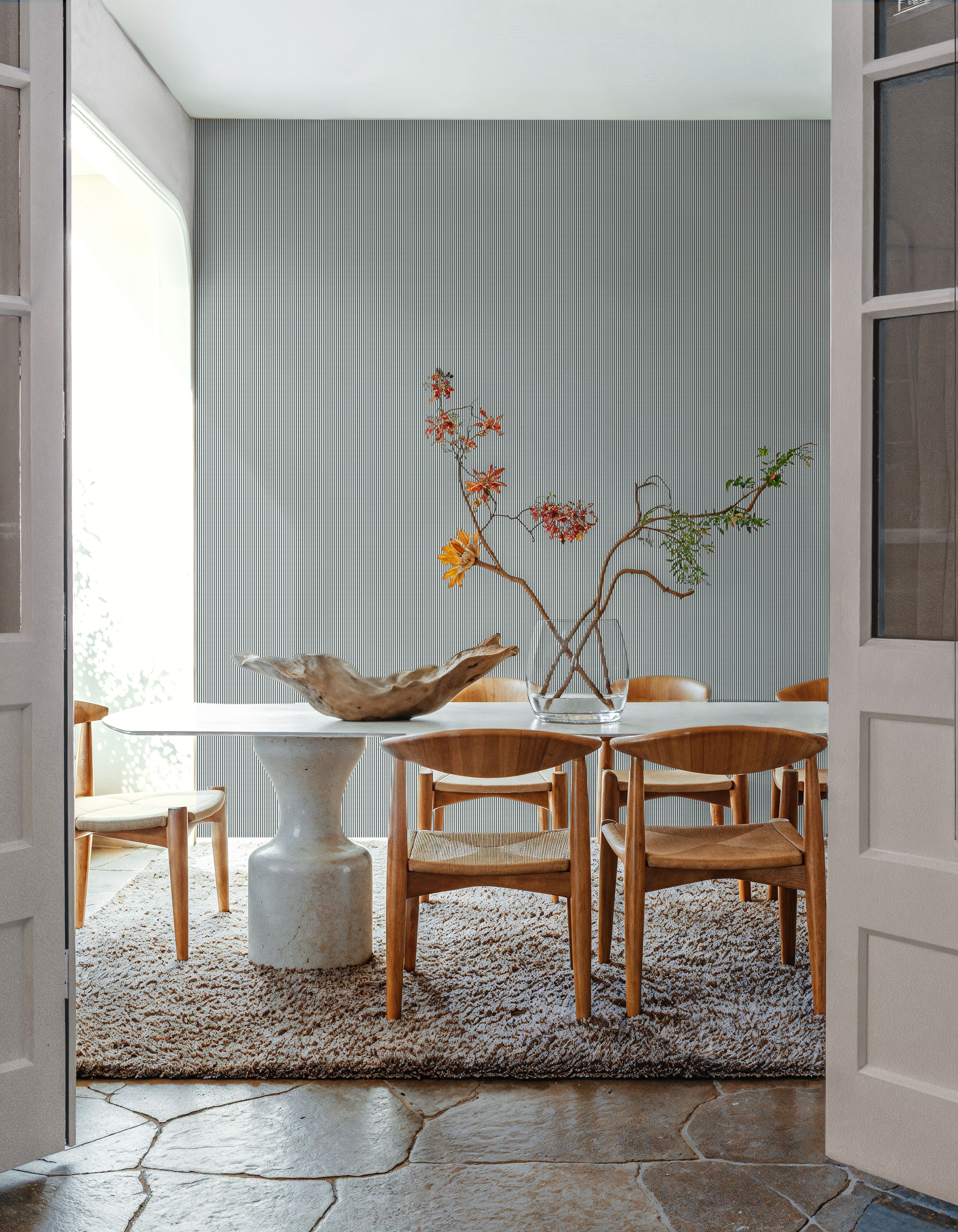 Erie Petite, Pine, Wallpaper