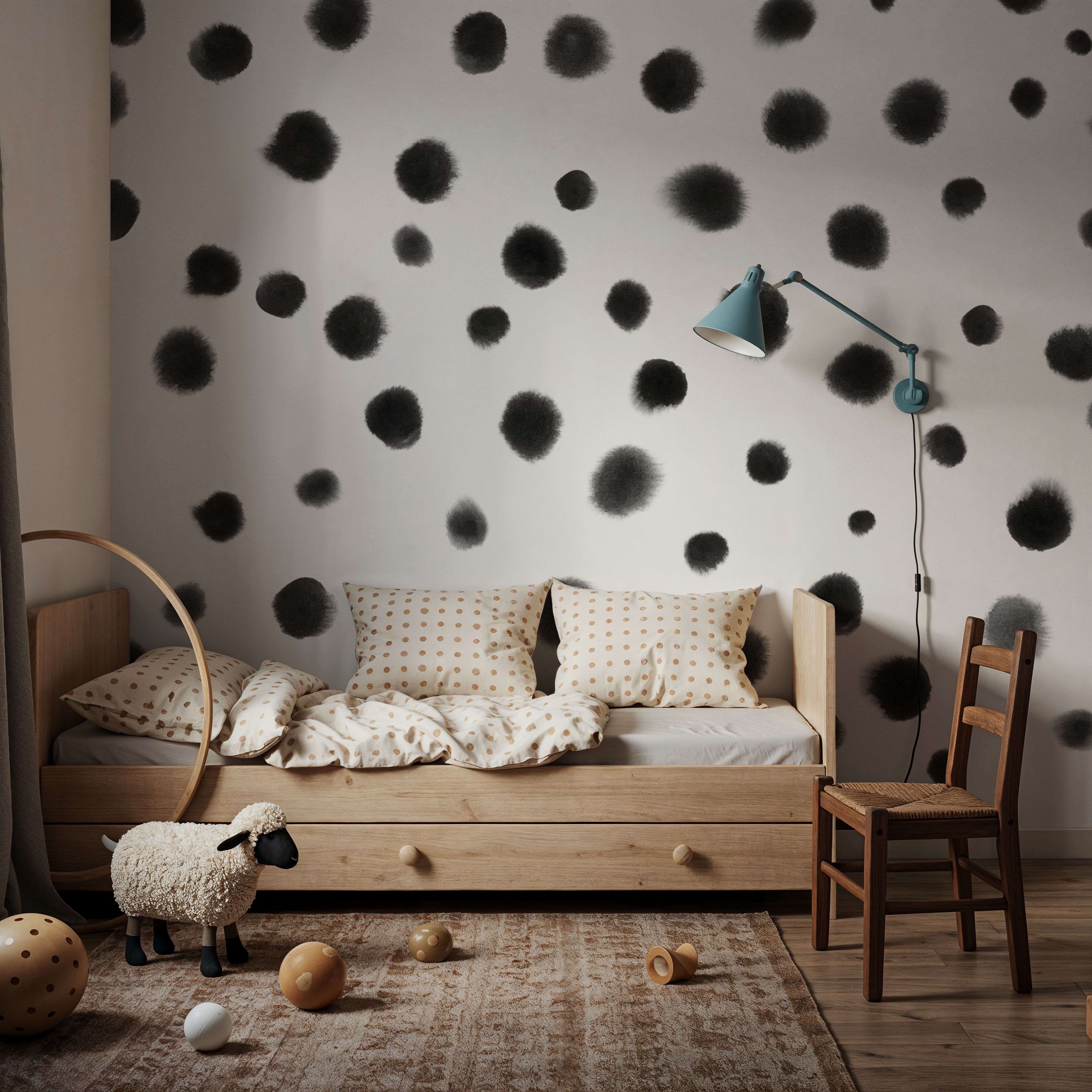 Dalmatian, Black & White
