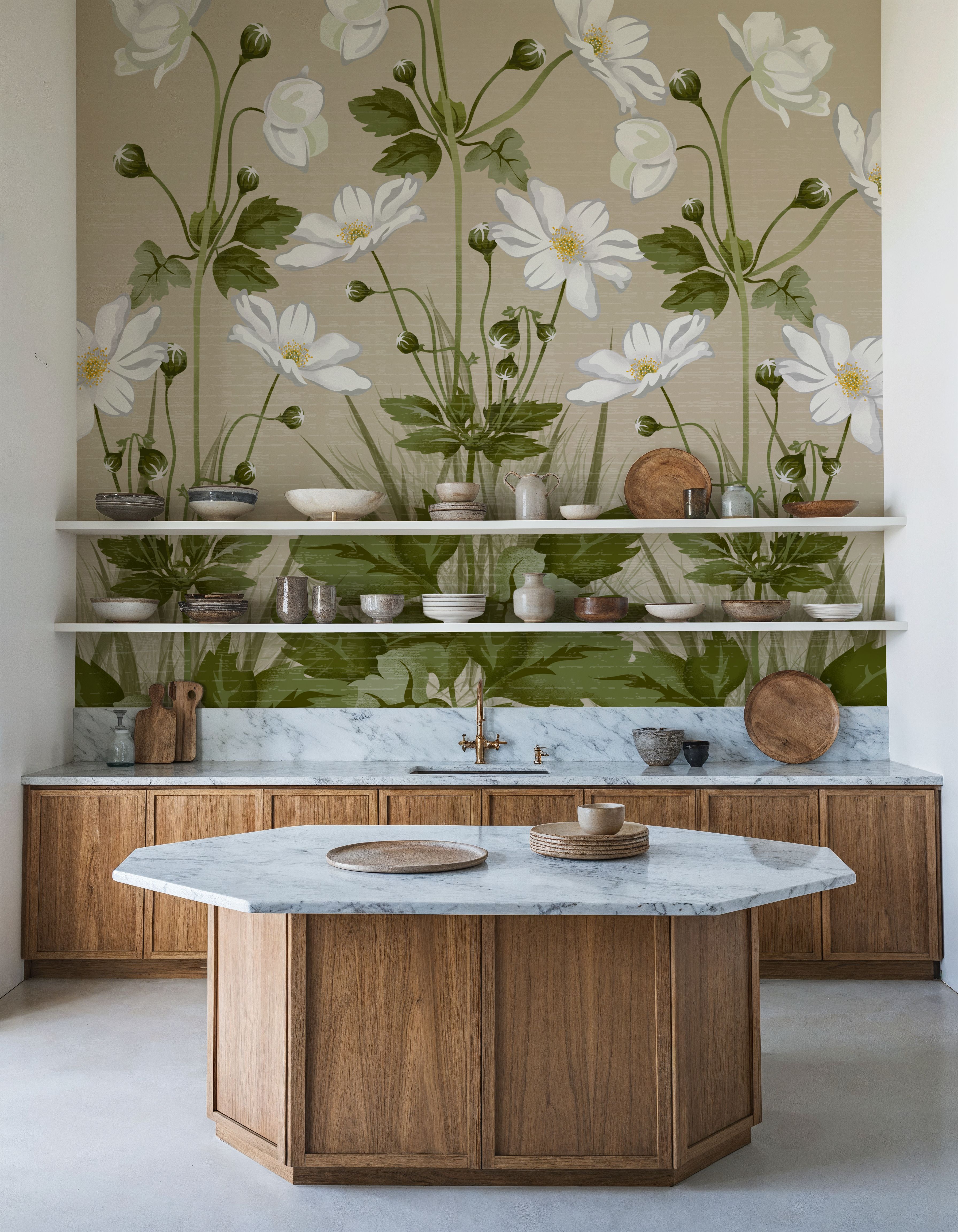 White Anemones,