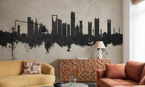 Riyadh Saudi Arabia Skyline Concrete