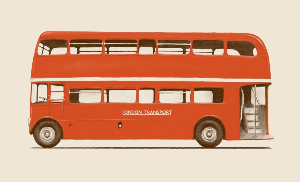 Red English Dubbel-Decker Bus