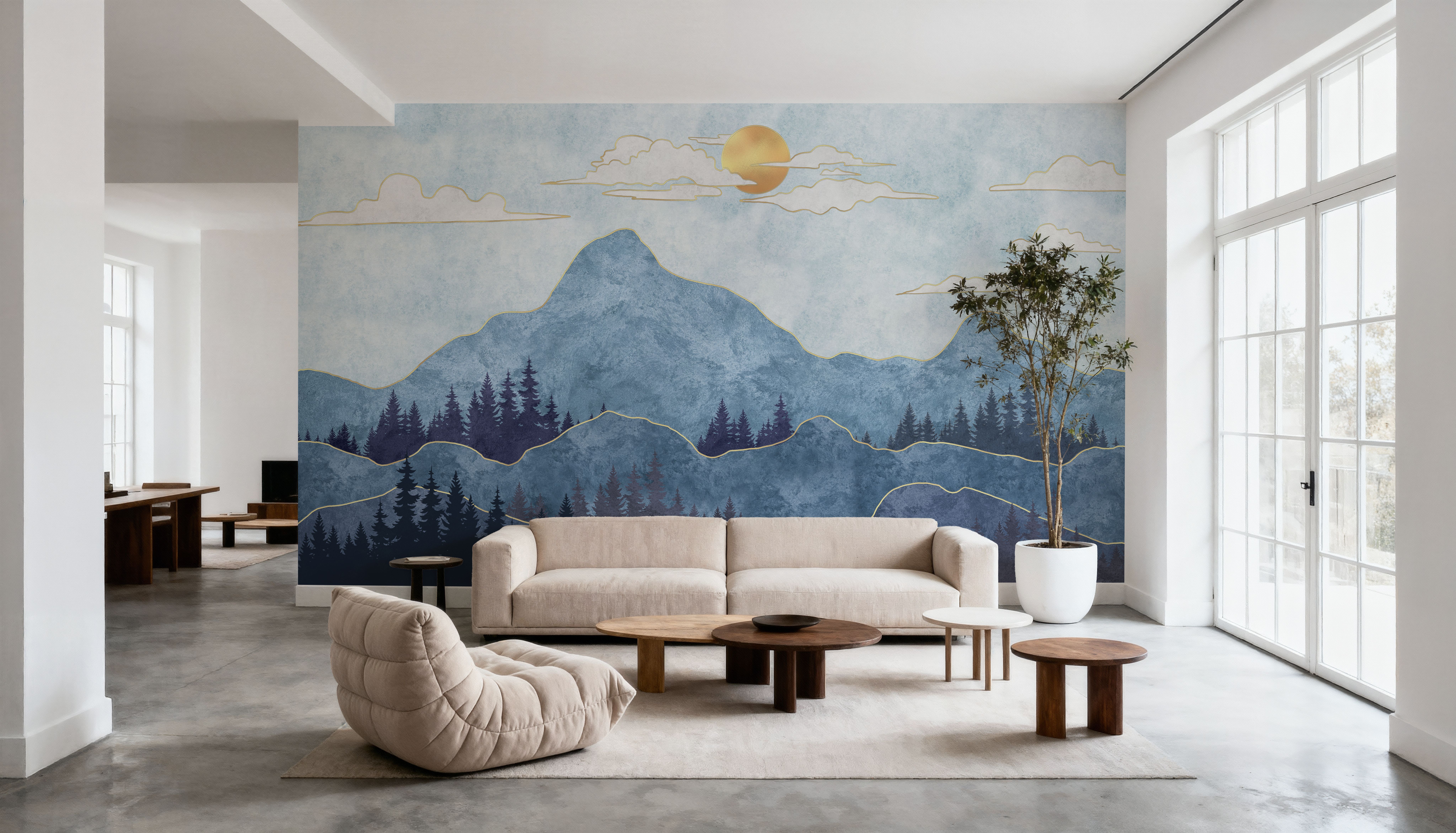 Blue Haze Mountains
