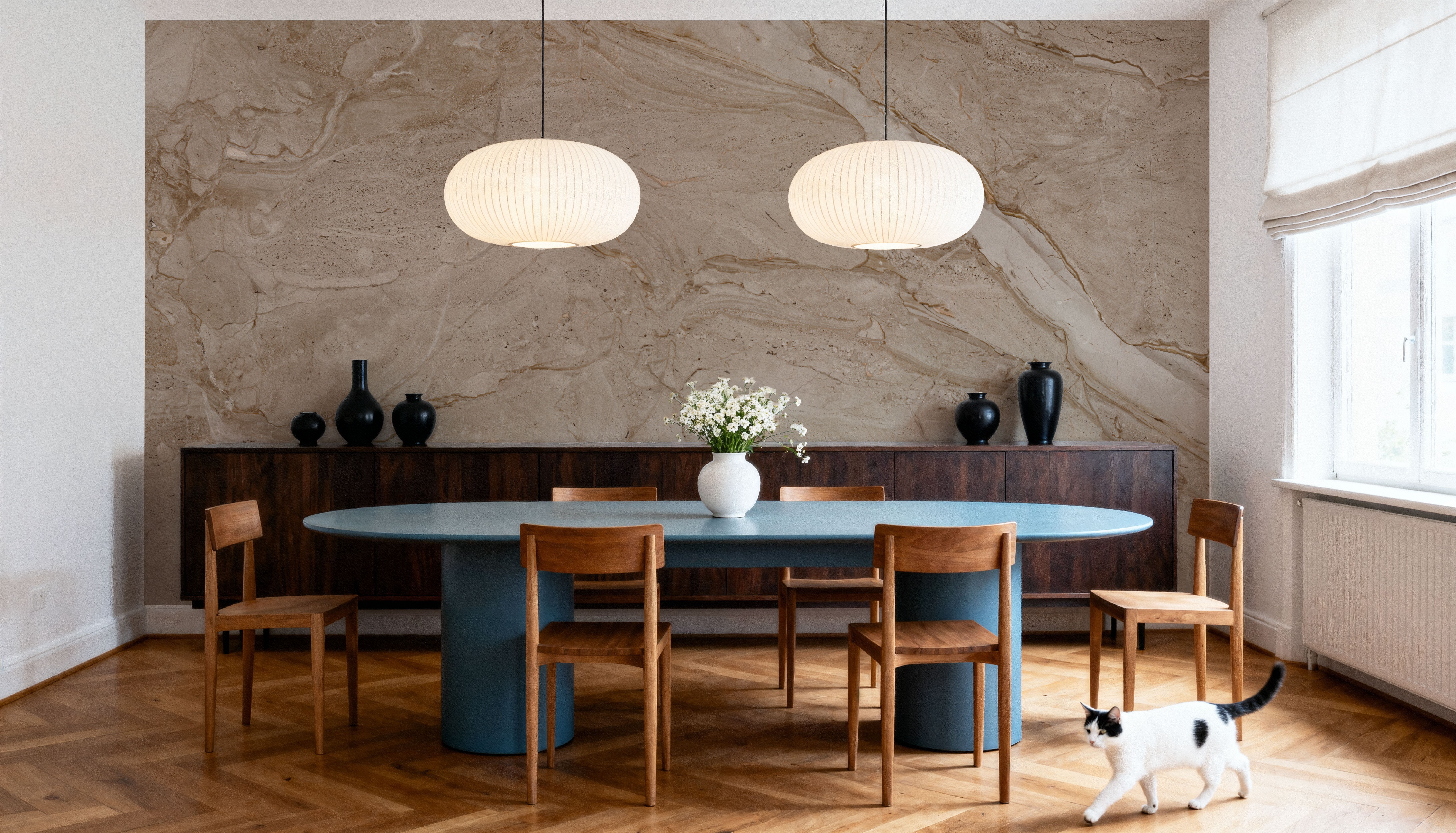 Botticino Marble II, Wallpaper