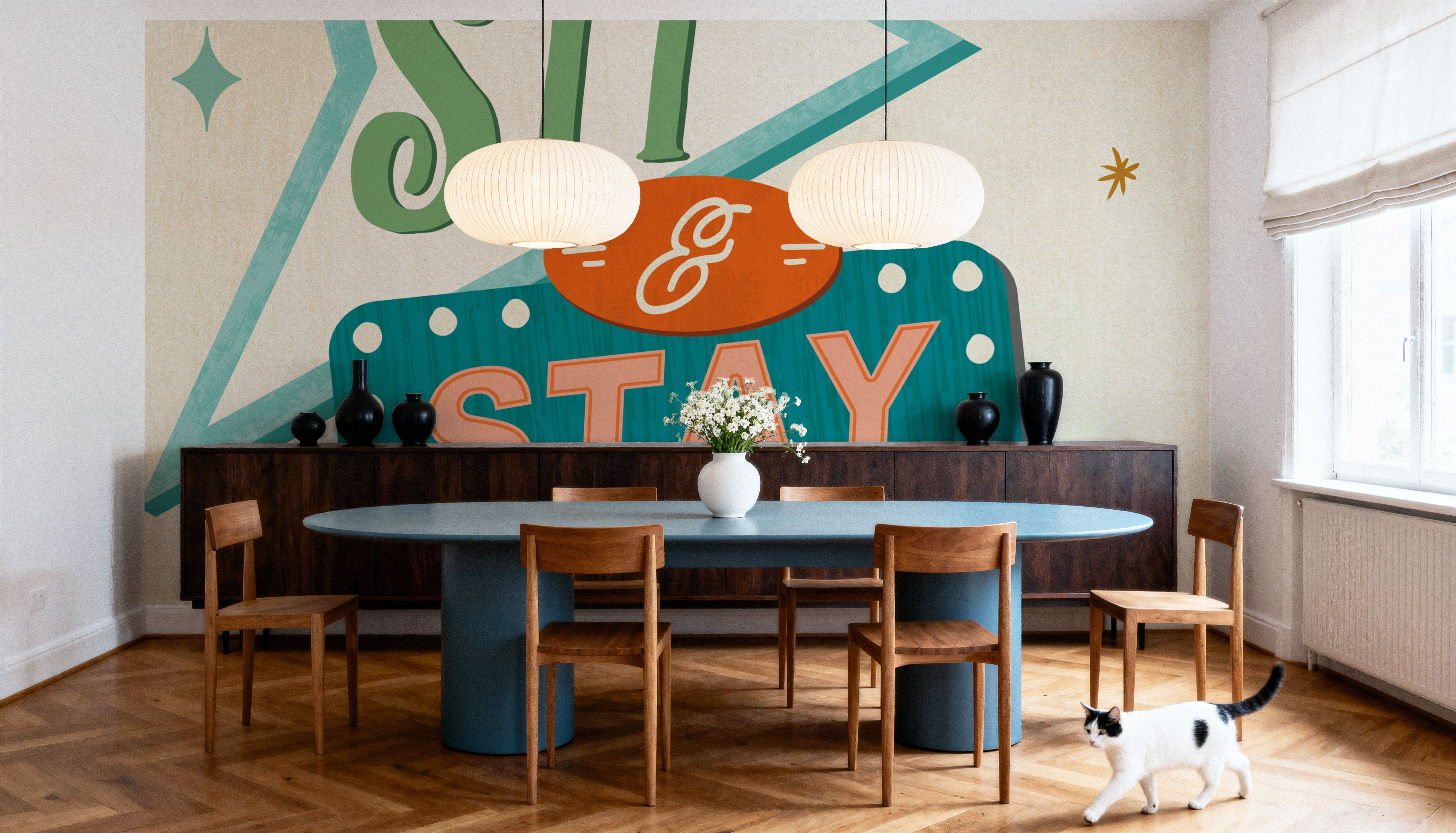 Roadside III, Papel pintado