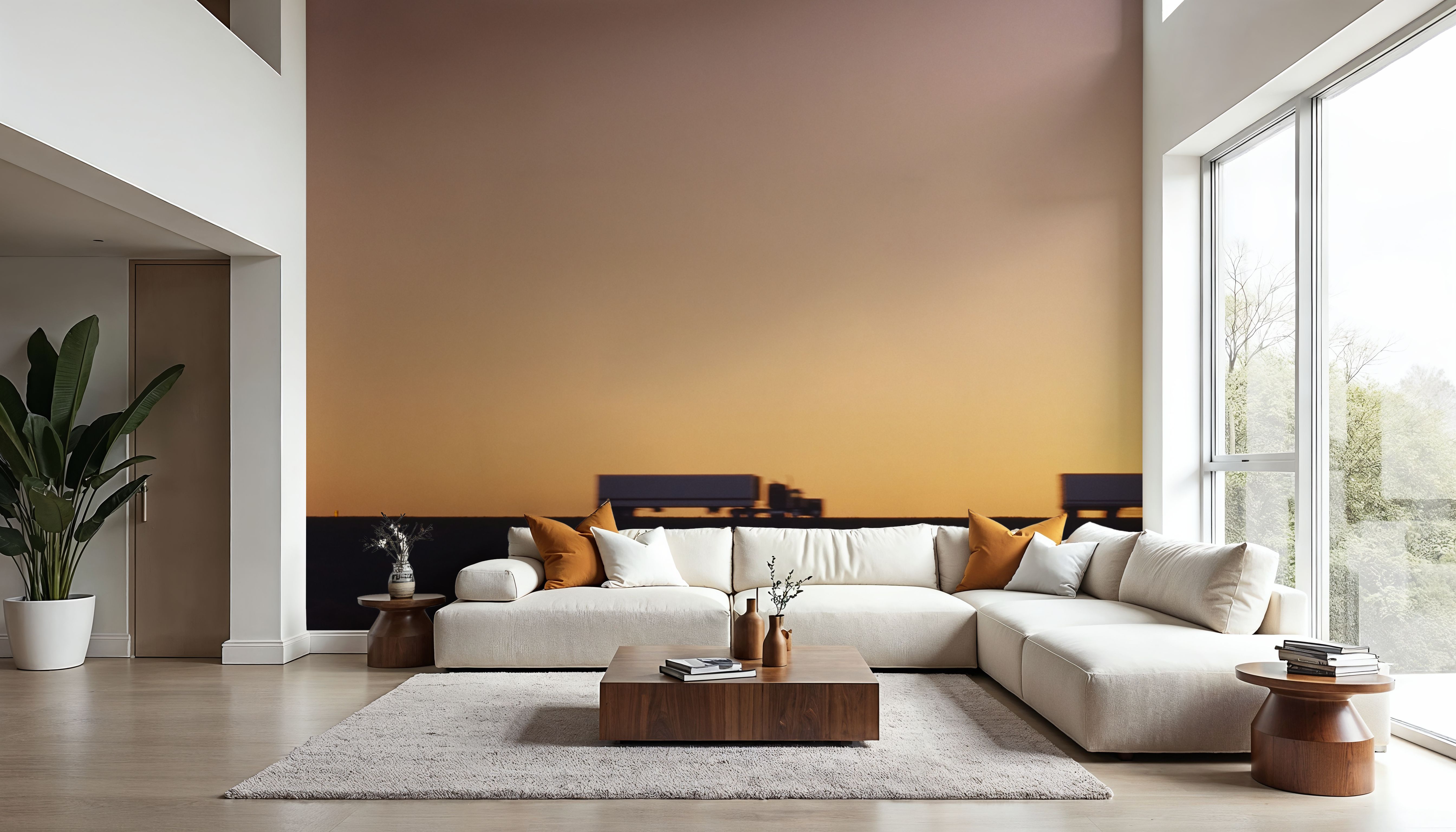 Sunset Convoy, Wallpaper